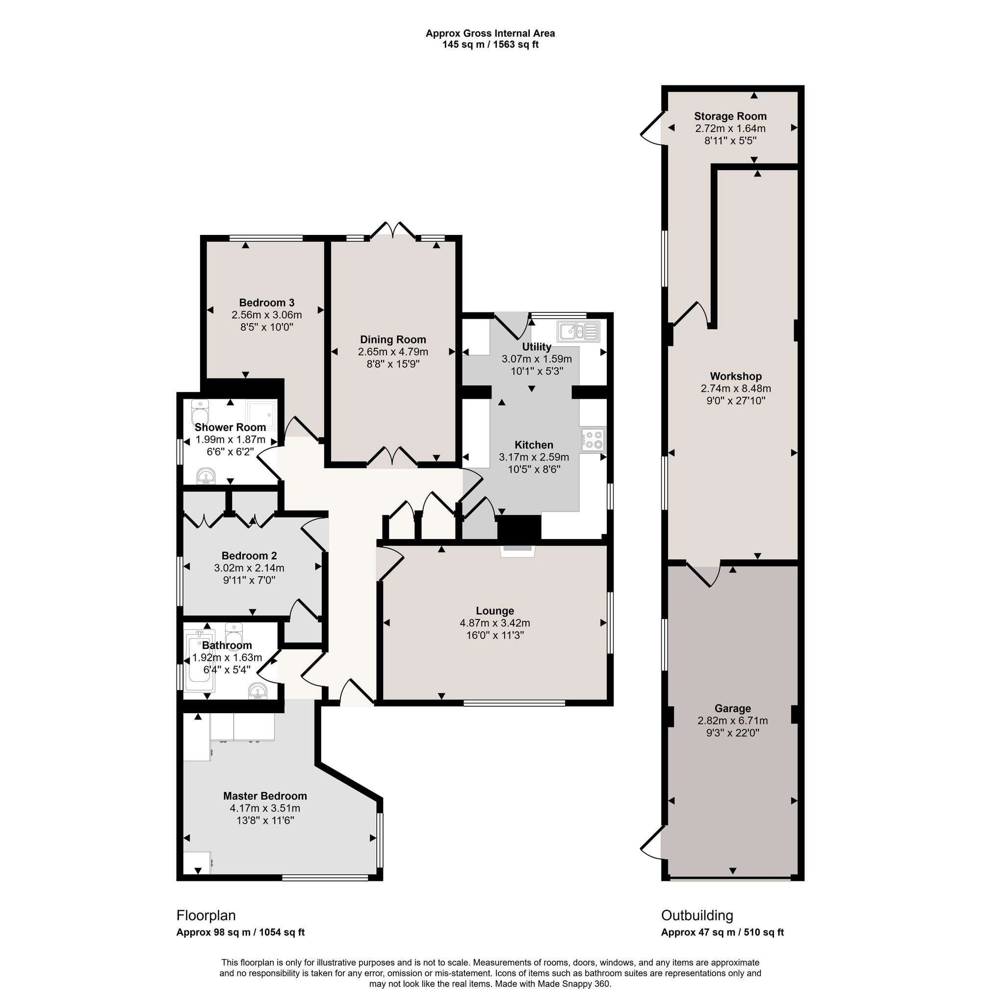 Four Winds Lopham Road, Norwich floorplan