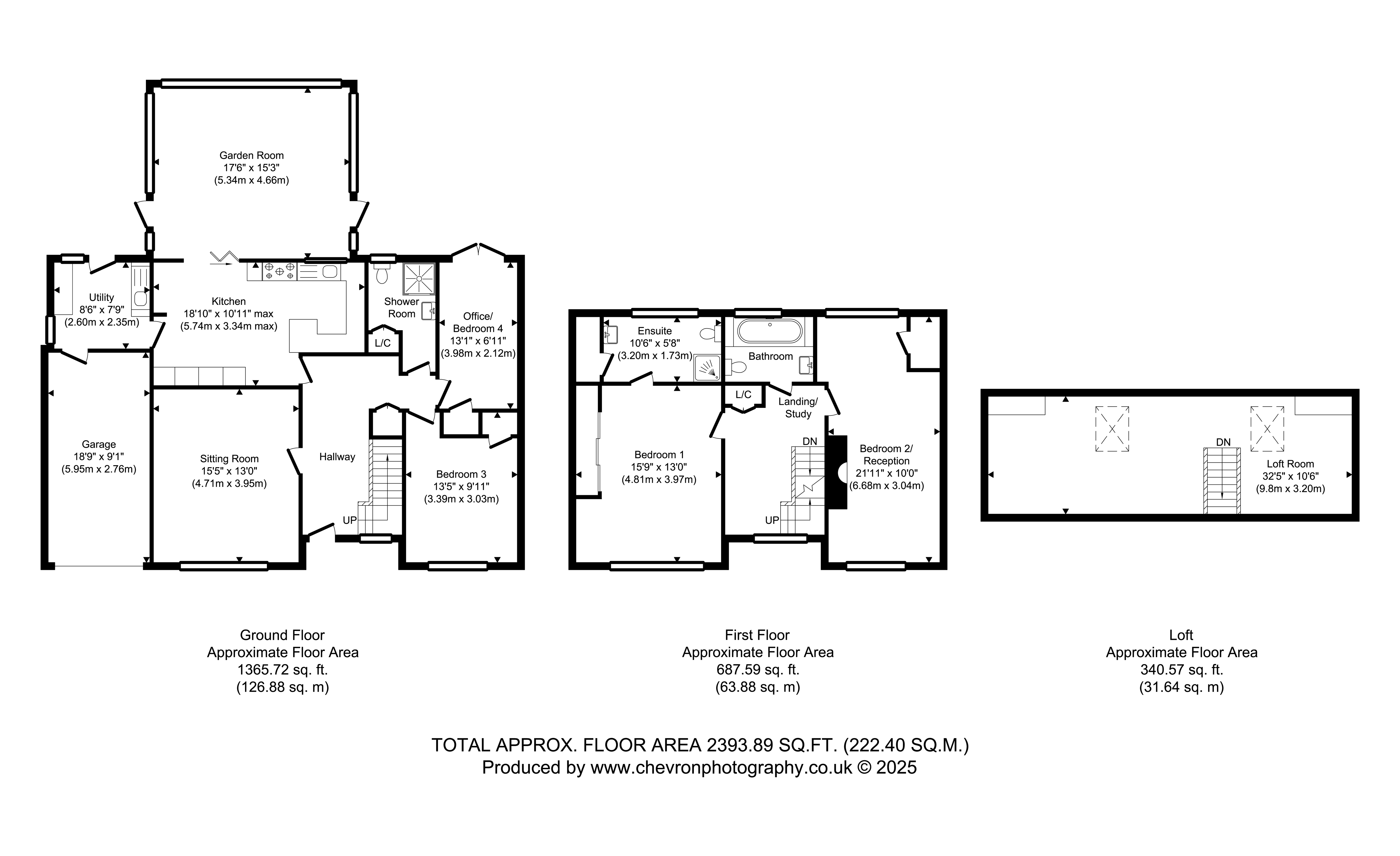 Columbines, Henny Road, Bures floorplan