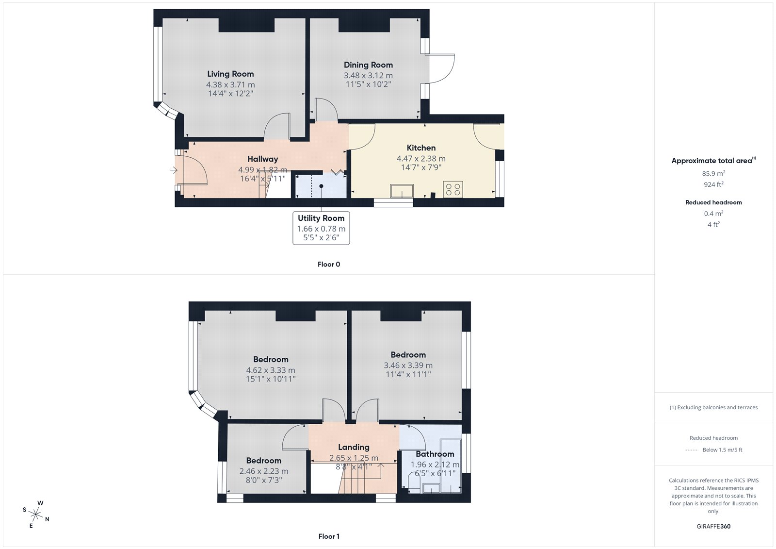 313, Locking Road, North Somerset floorplan