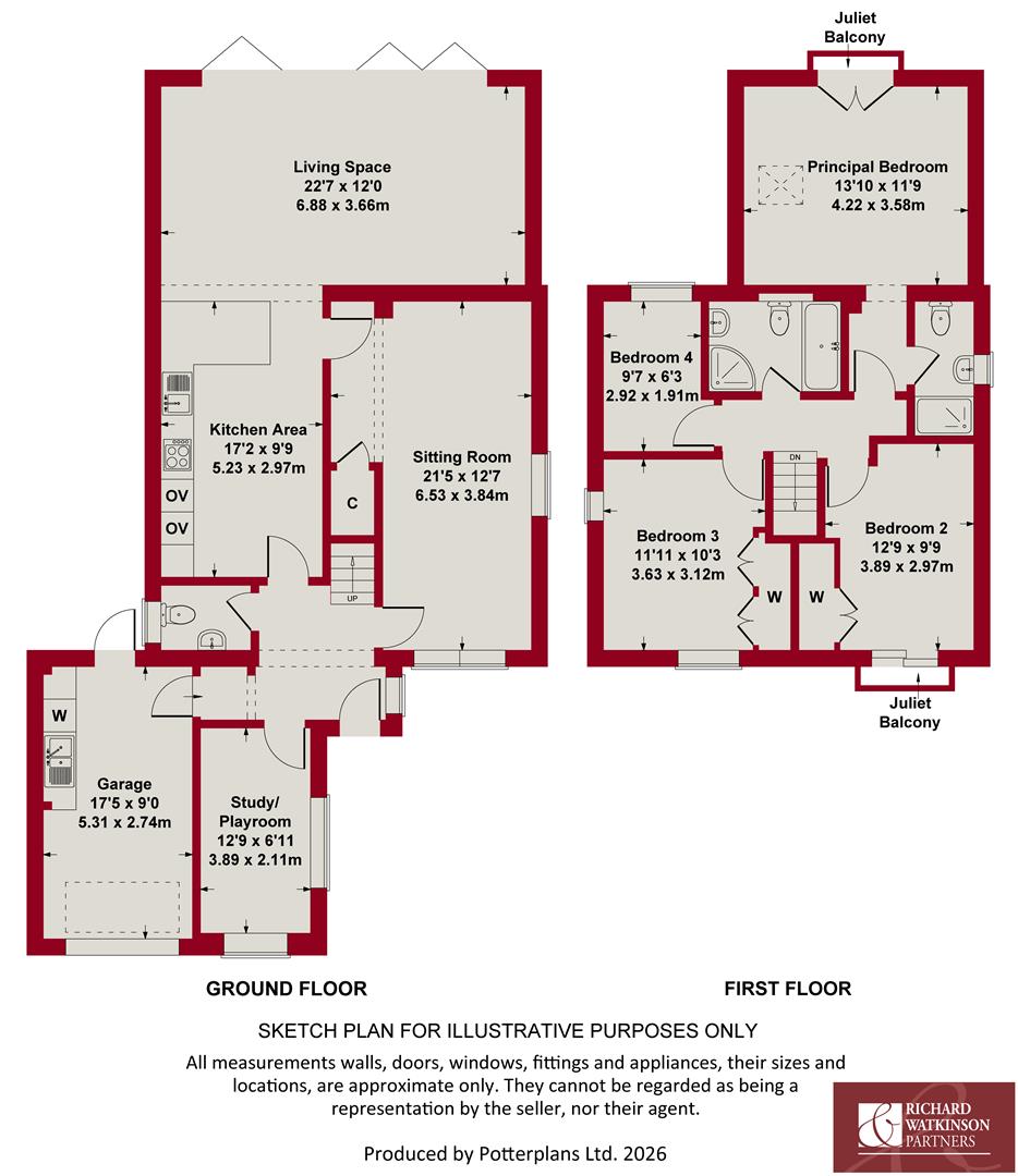 17, Juniper Gardens, Bingham floorplan