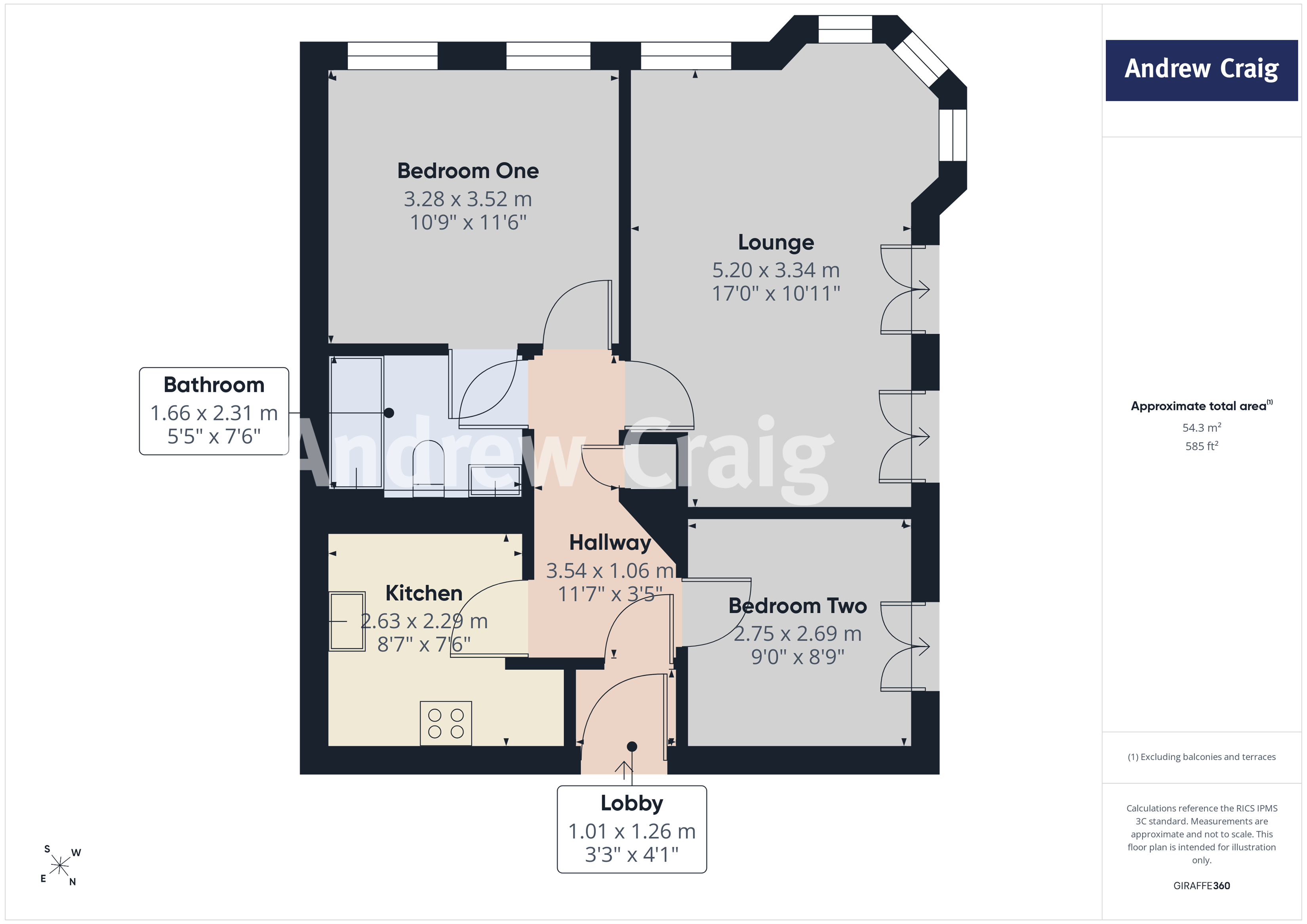22 North Main Court, South Shields floorplan