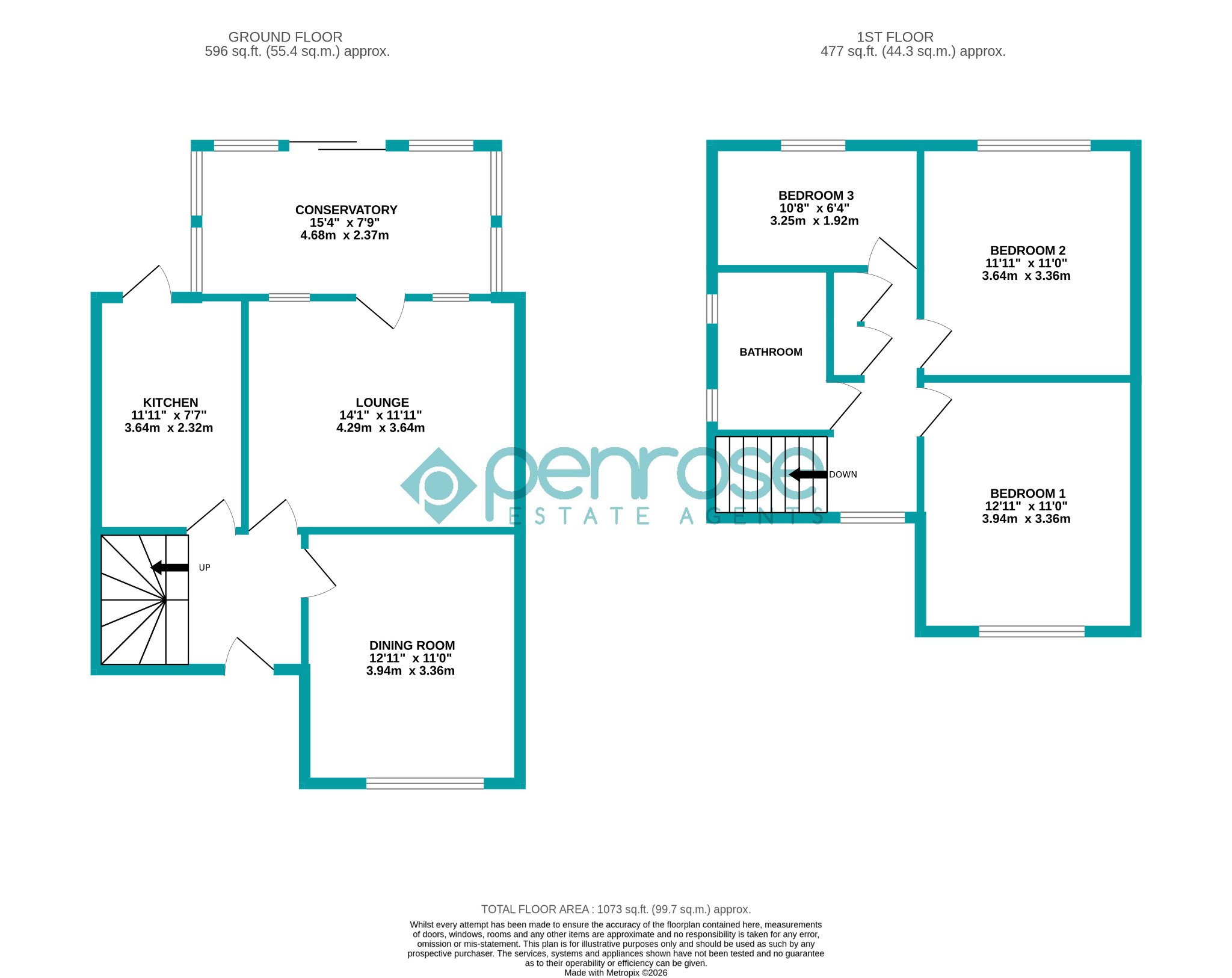 210 Dunstable Road, Totternhoe, Bedfordshire floorplan