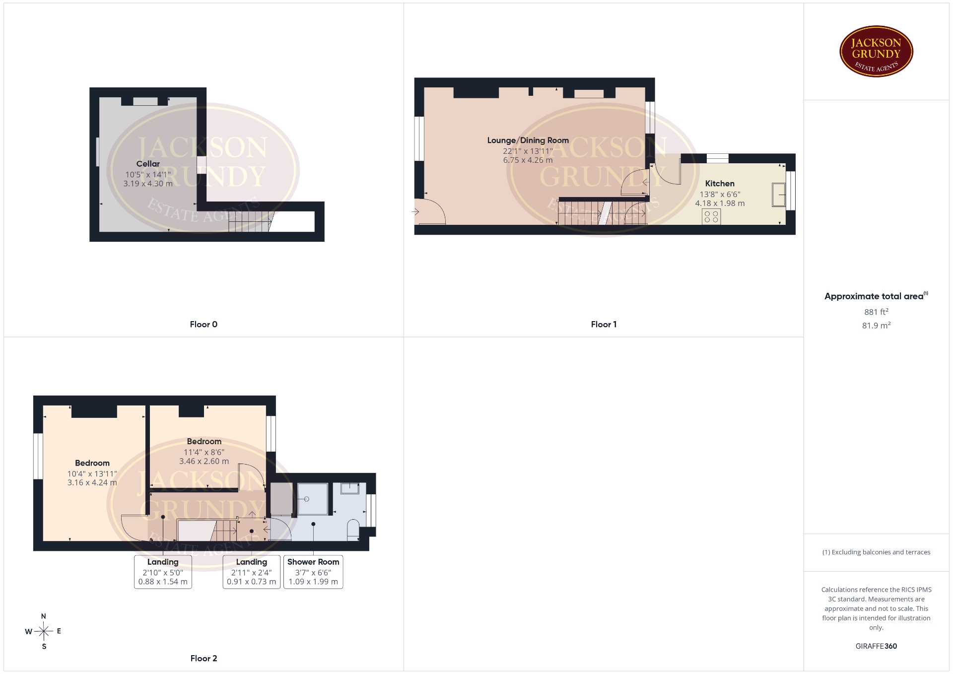 308, Main Road, Northampton floorplan