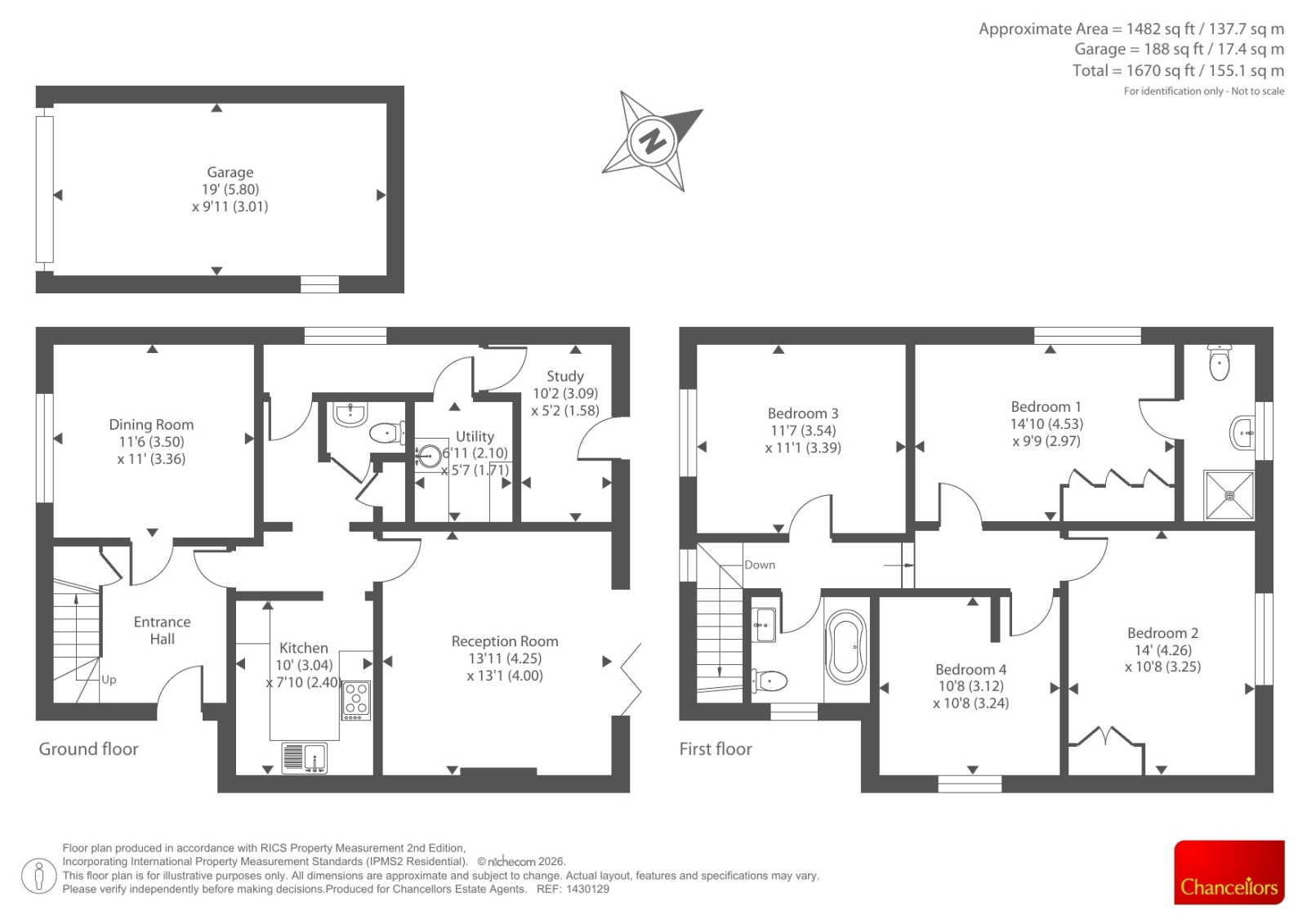 Knapp Cottage, Hereford floorplan