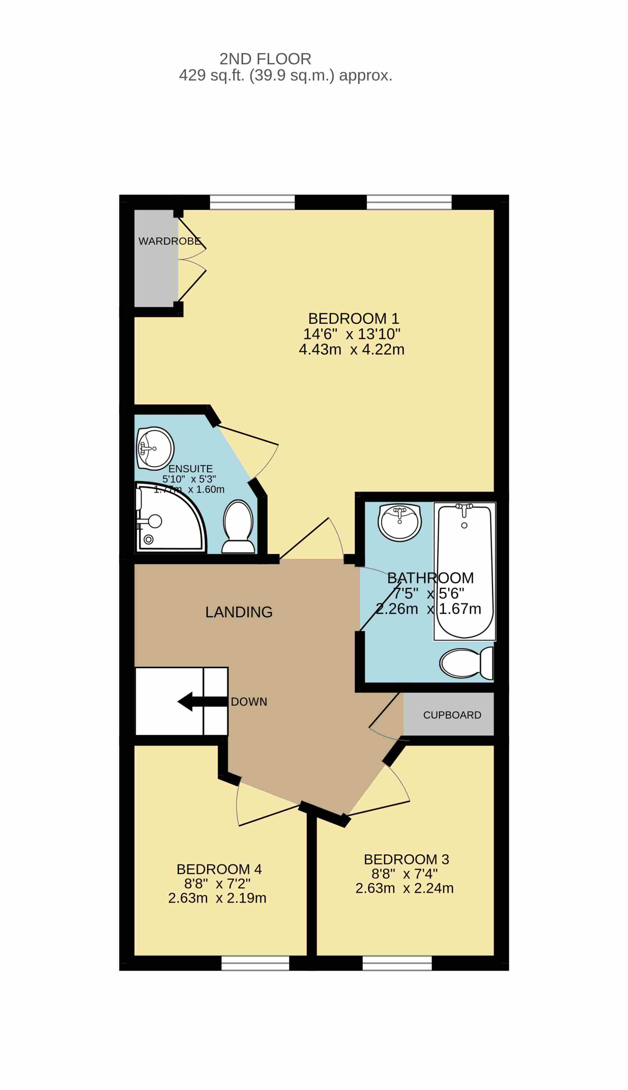 14, Hawthorne Drive, Rotherham floorplan