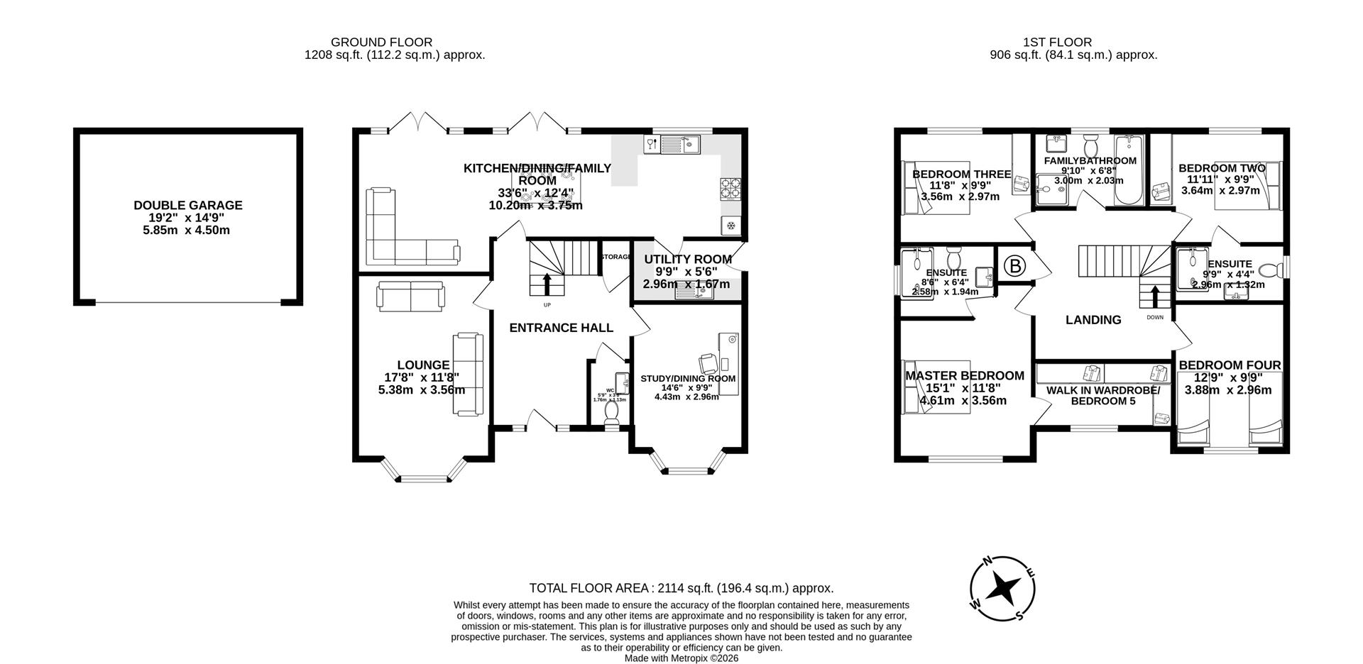 38, Duxbury Manor Way, Chorley floorplan