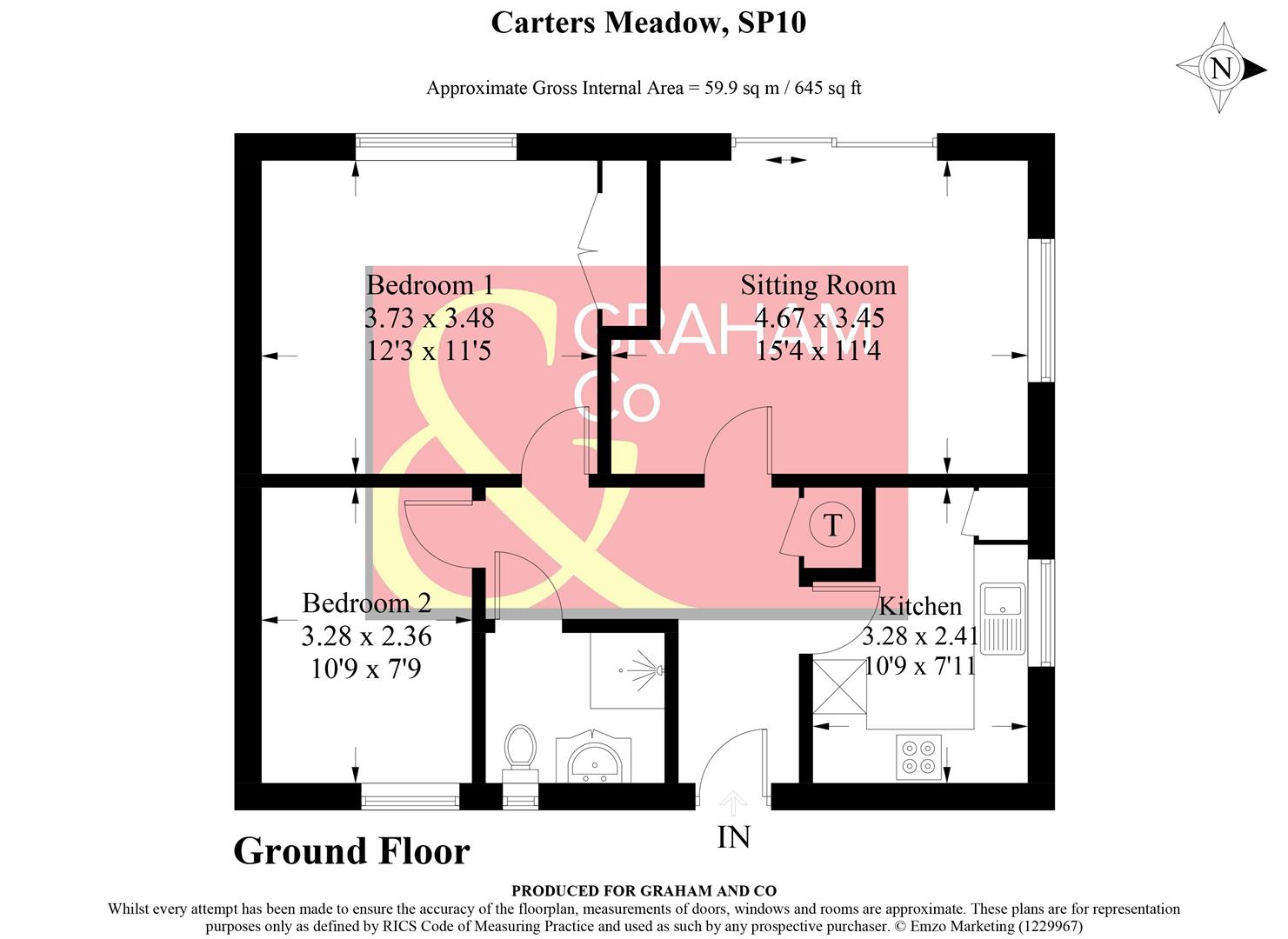25, Carters Meadow, Andover floorplan