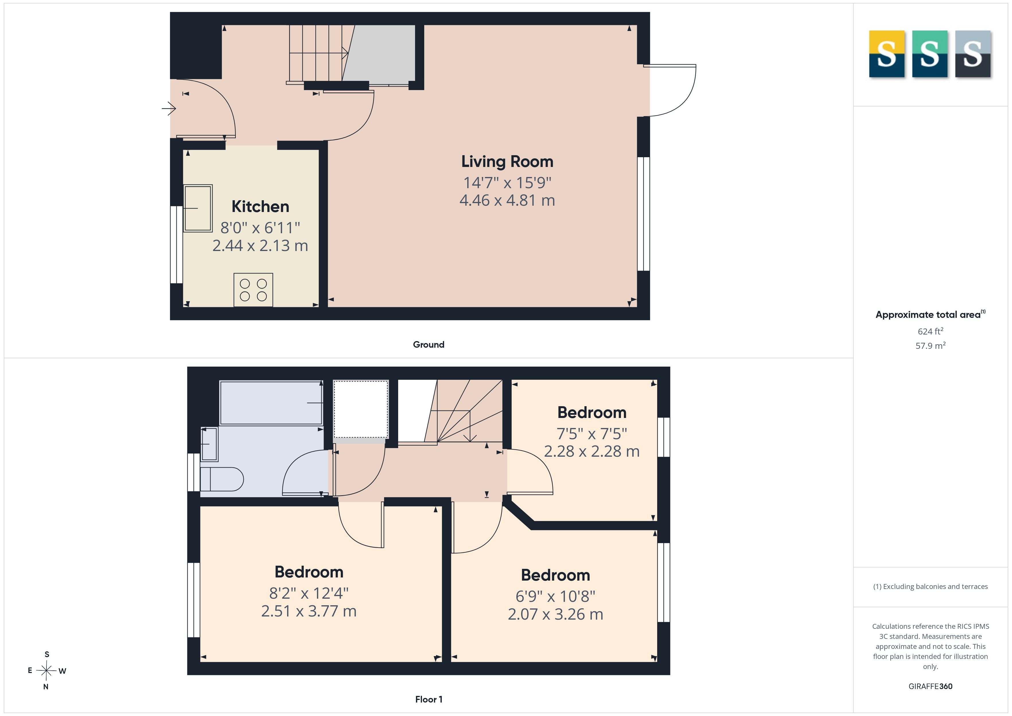 13, Medhurst Close, Woking floorplan