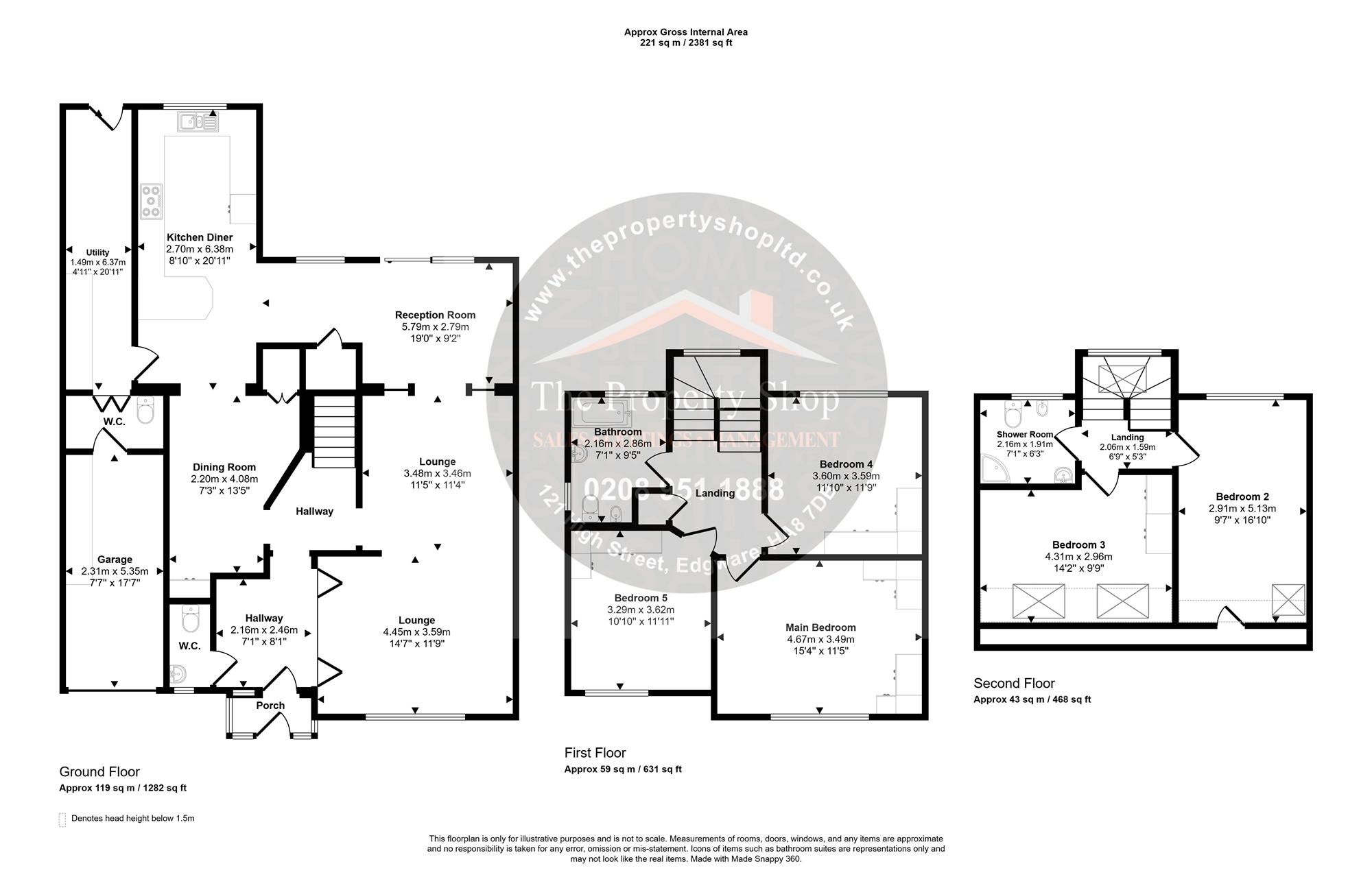 8, Dawson Road, Willesden Green floorplan