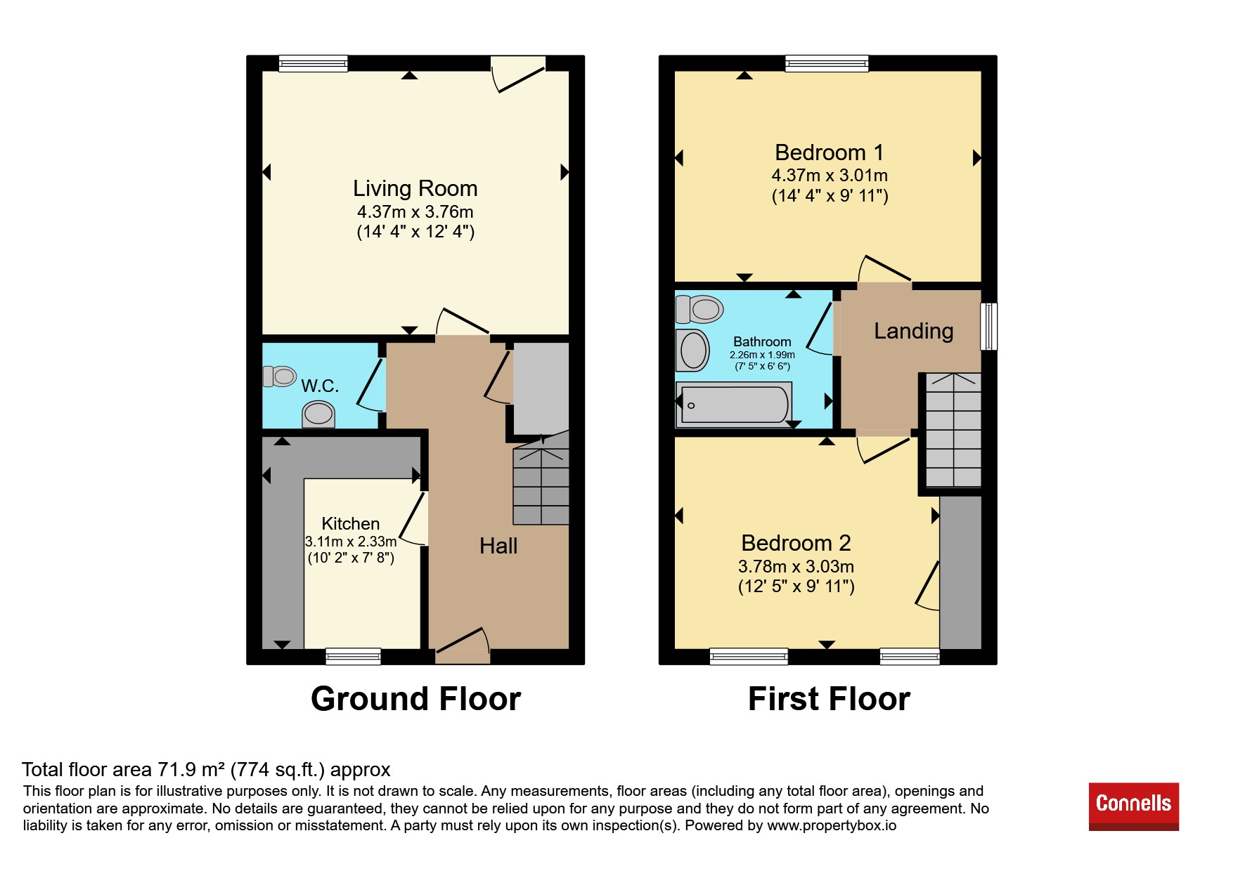 22, Redhill Road, Rugby floorplan