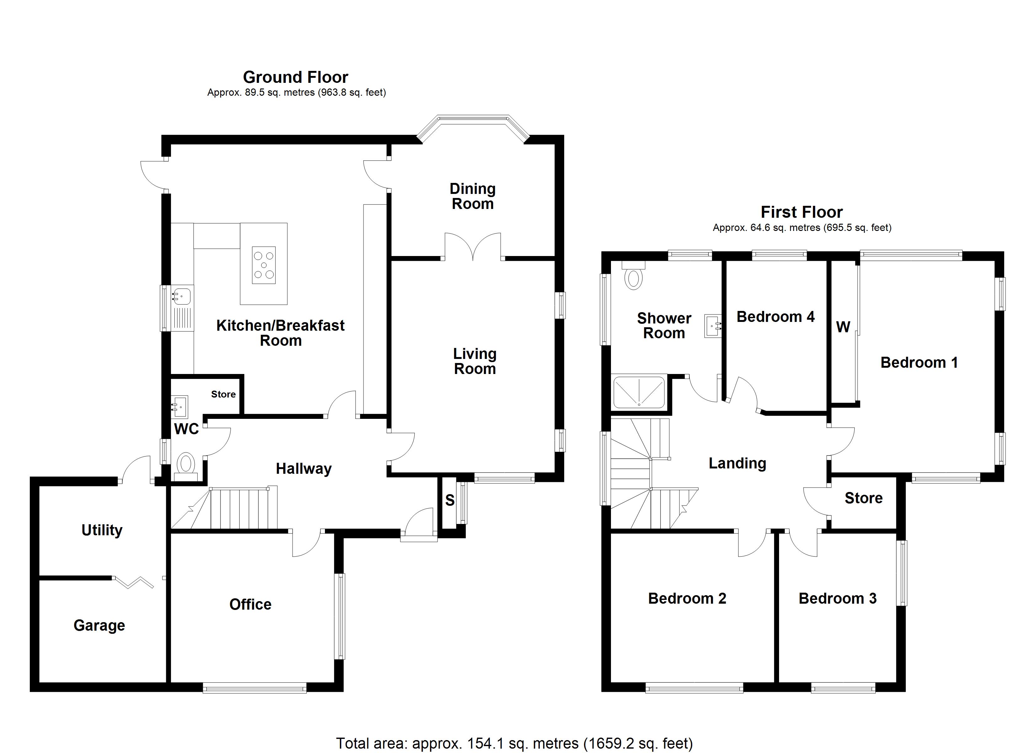 Rowney Gardens, Sawbridgeworth, Hertfordshire CM21, 4 bedroom detached