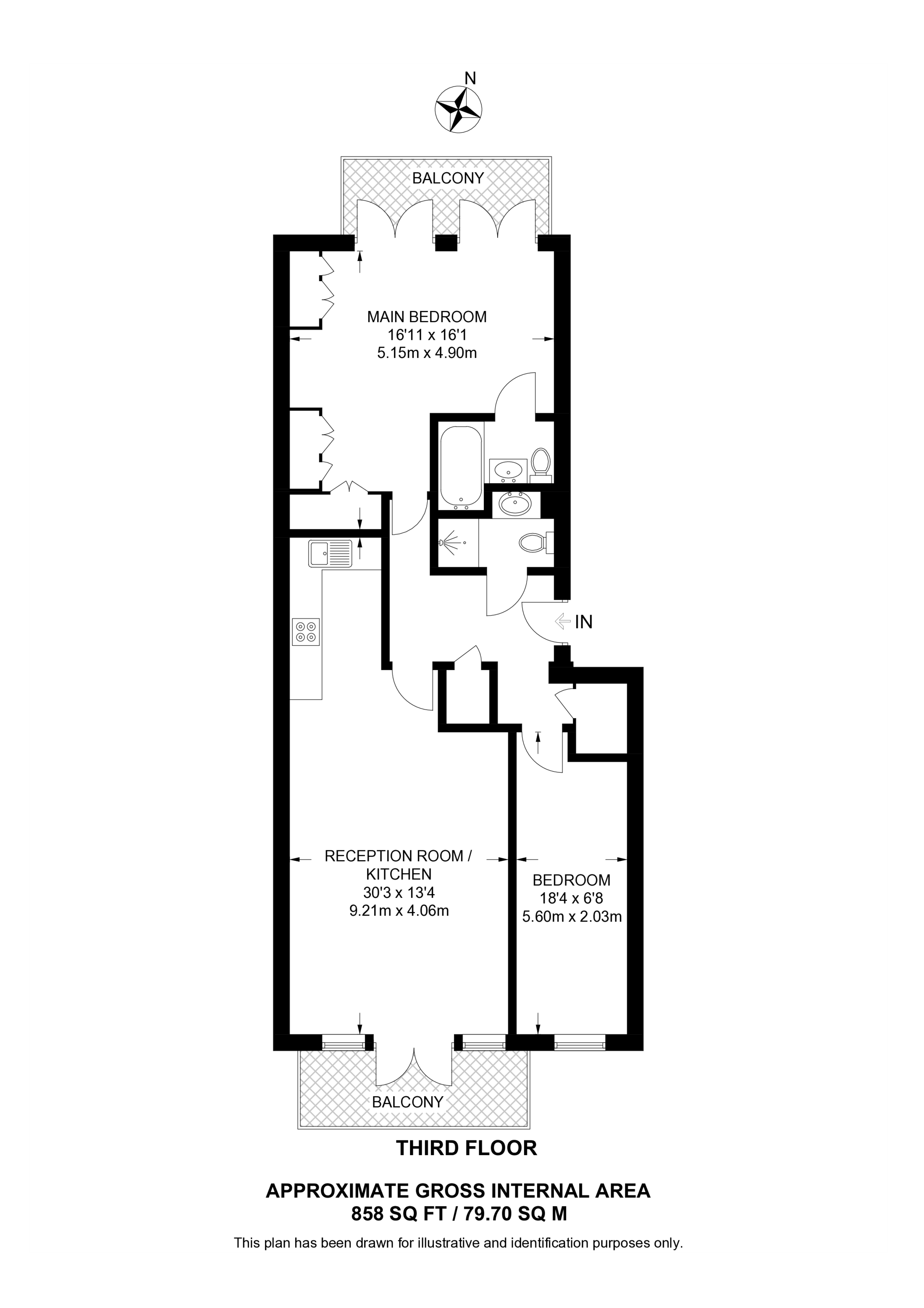Fletcher Street, Tower Hamlets floorplan