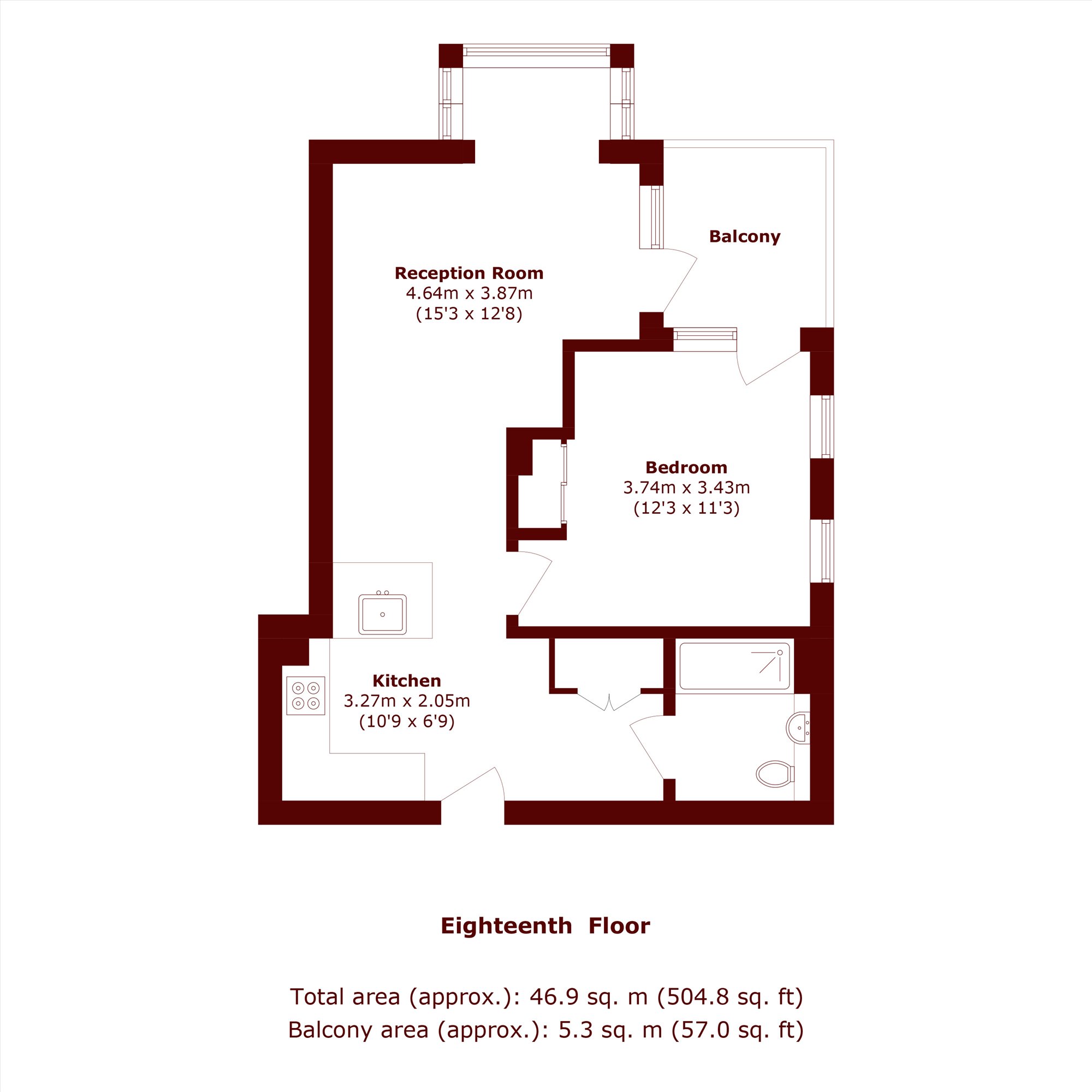 Fountain Park Way, London floorplan