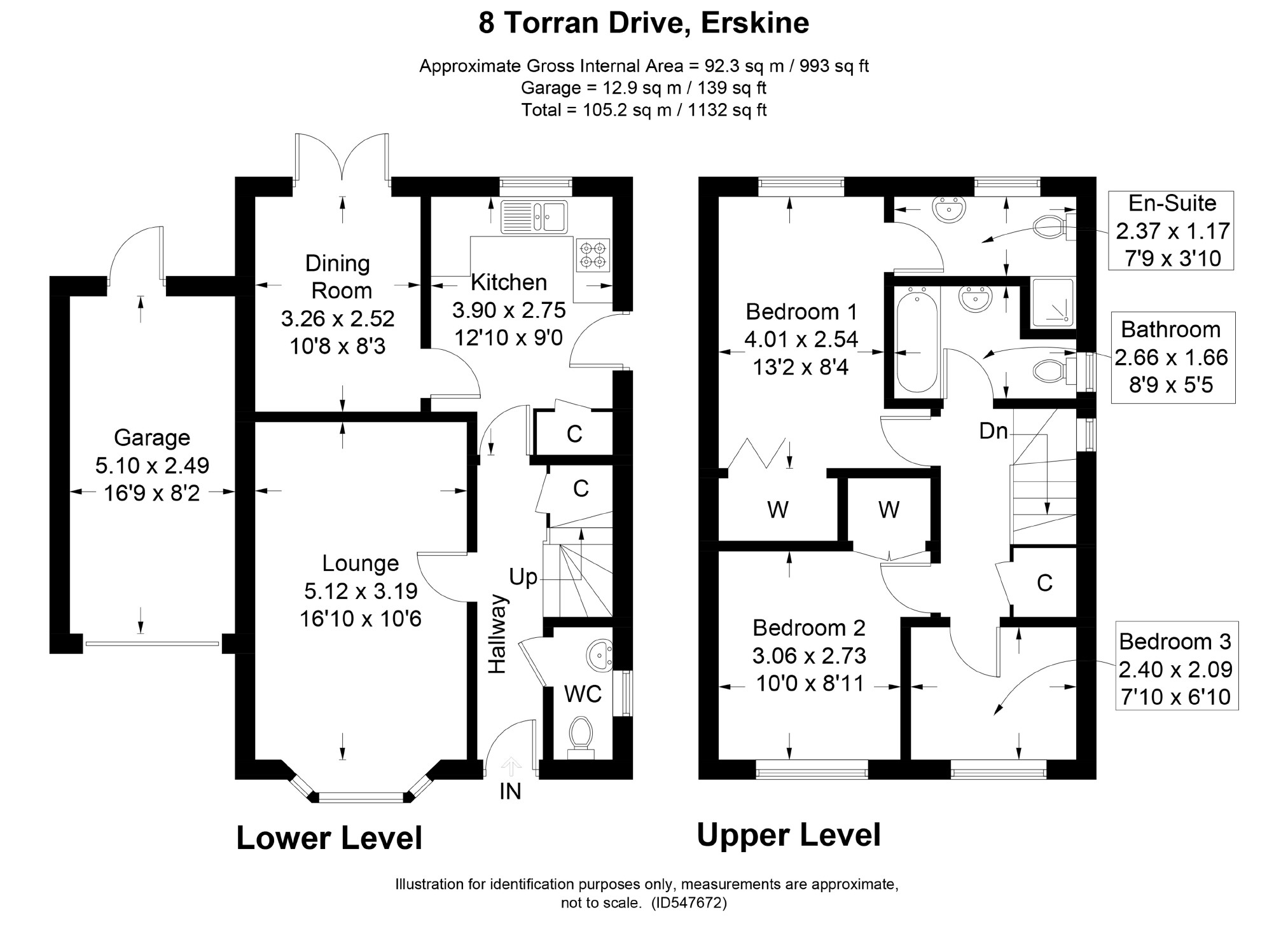 3 Bedrooms Detached house for sale in Torran Drive, Erskine PA8