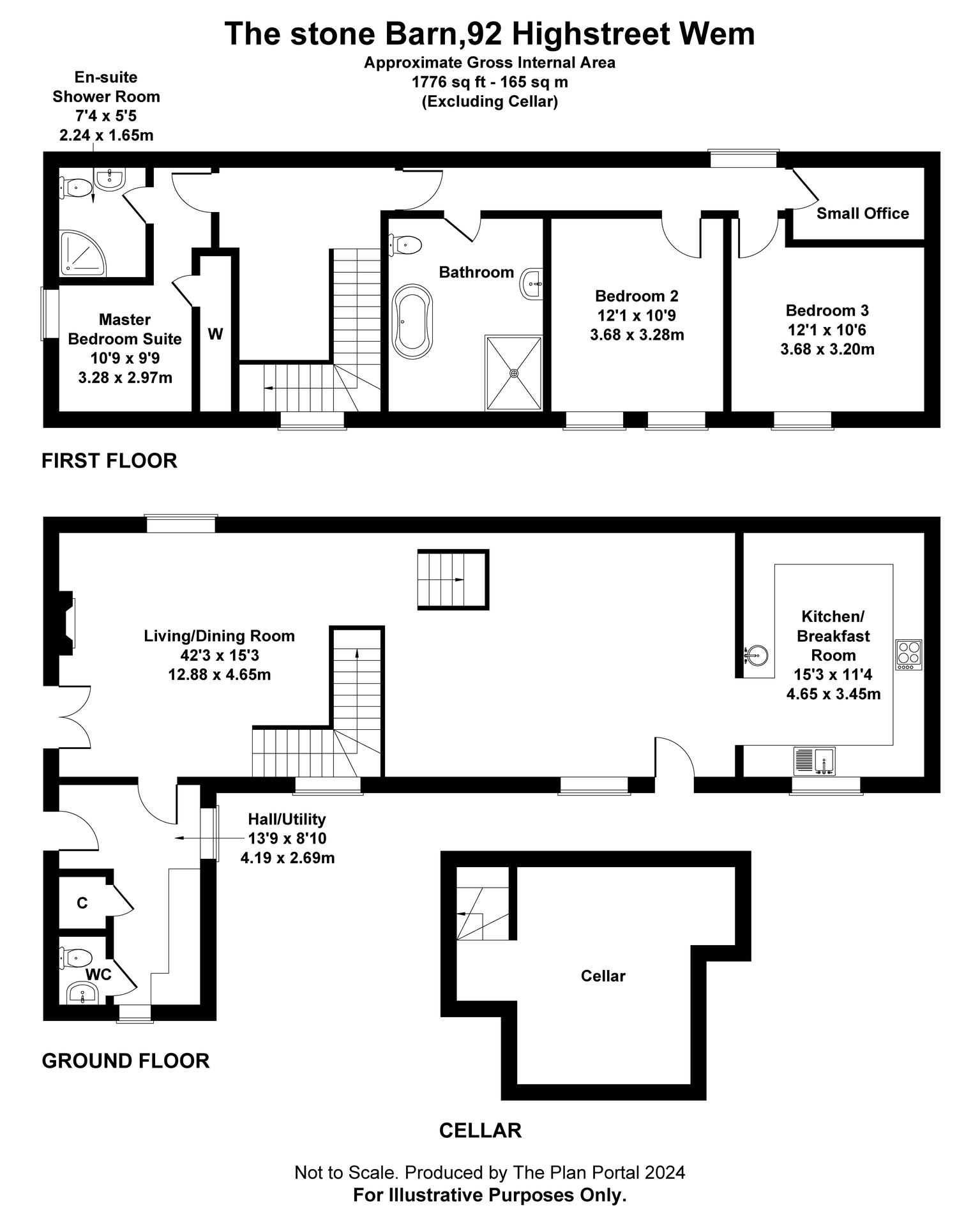 92 High Street, Shrewsbury floorplan