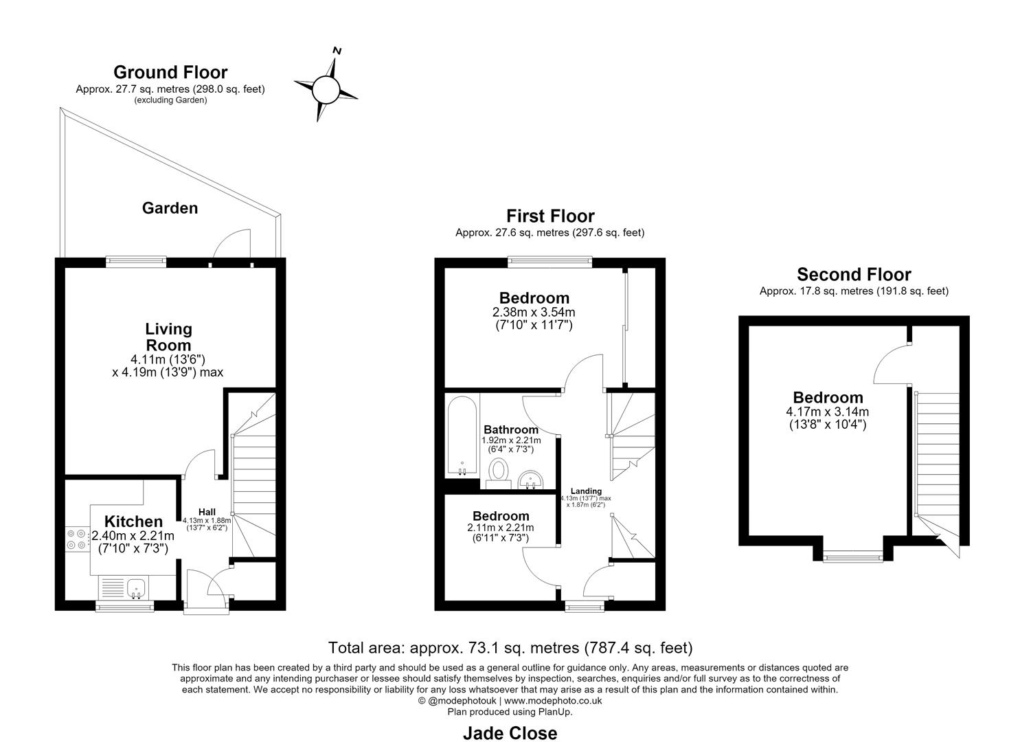 61, Jade Close, London floorplan
