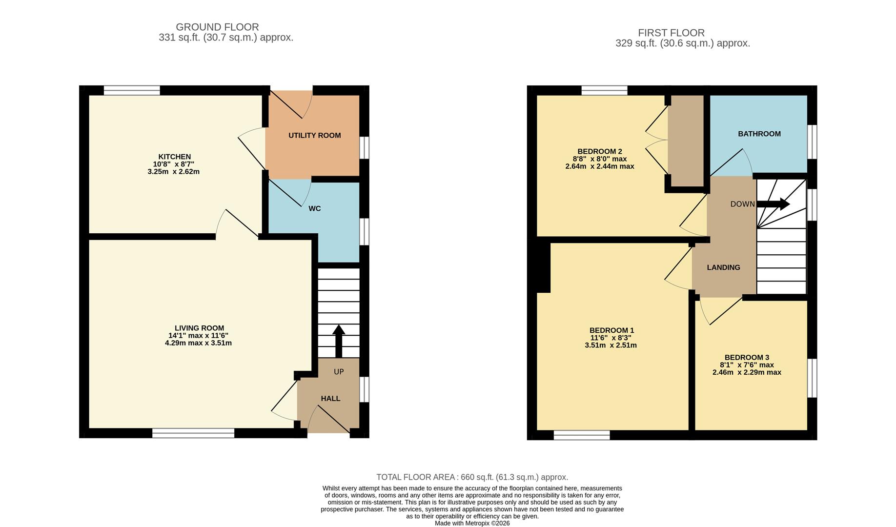 134, Wood Lane, Chippenham floorplan