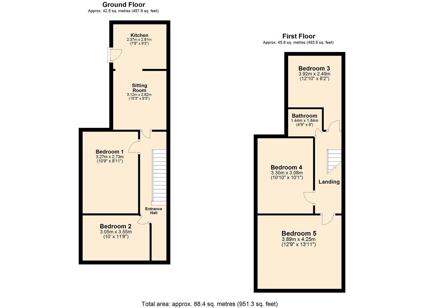 Danes Road, Exeter floorplan