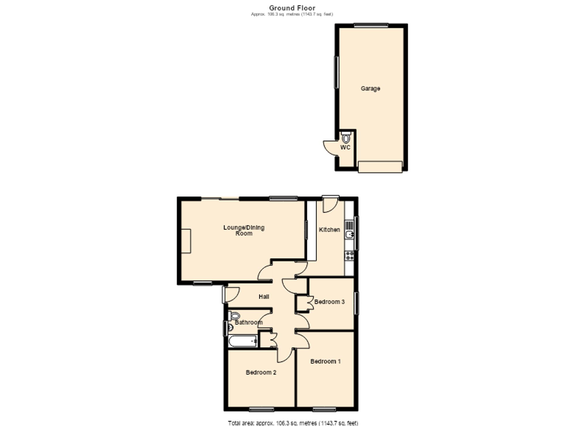 26 East Green, Scunthorpe floorplan