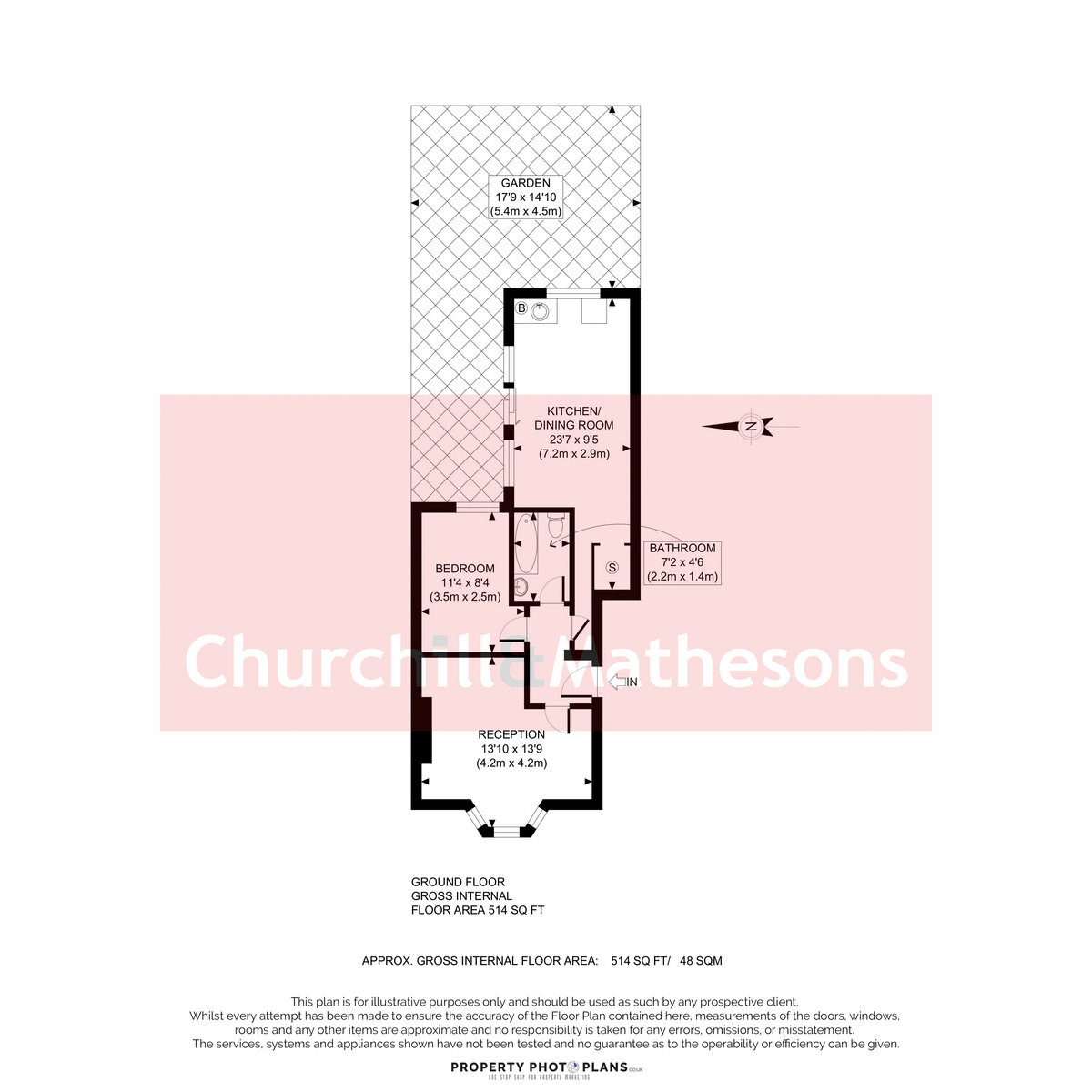 36, Myrtle Road, London floorplan