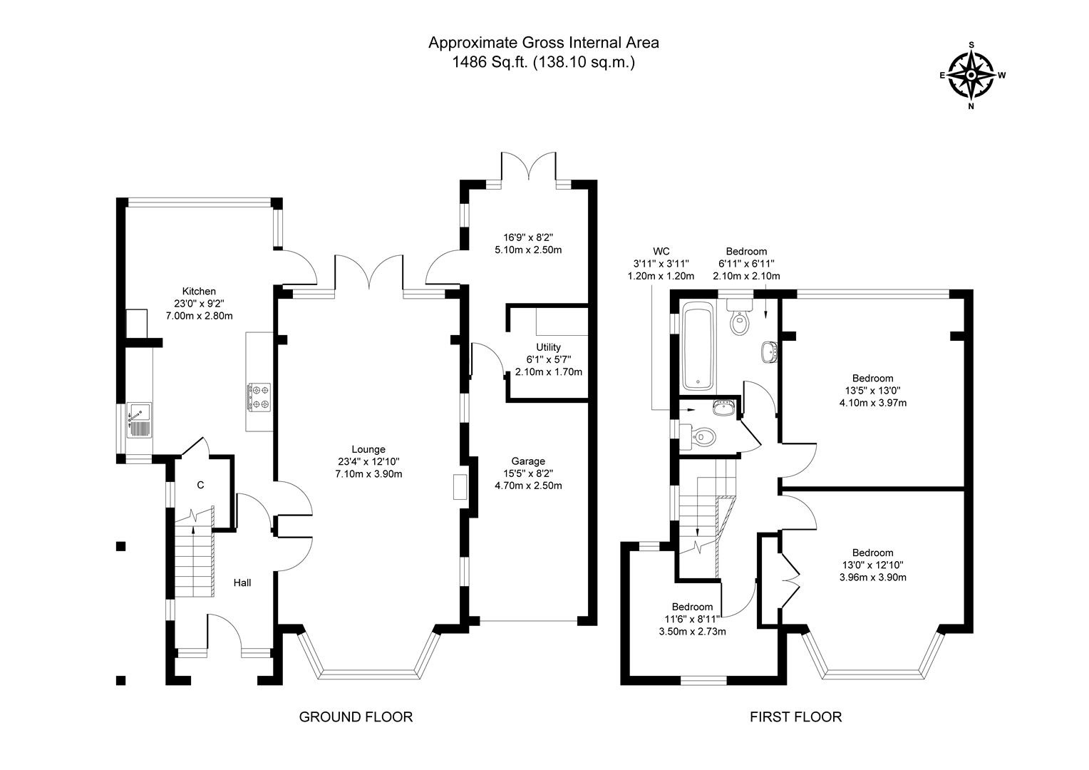18, Forester Road, Nottingham floorplan