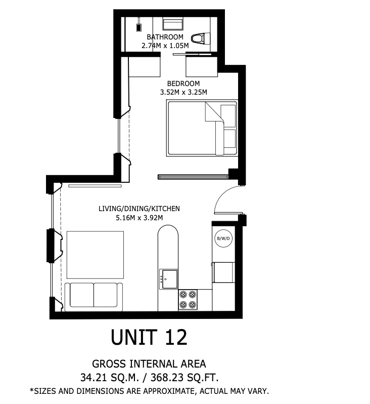 Flat 12, 42 Nevern Square, London floorplan