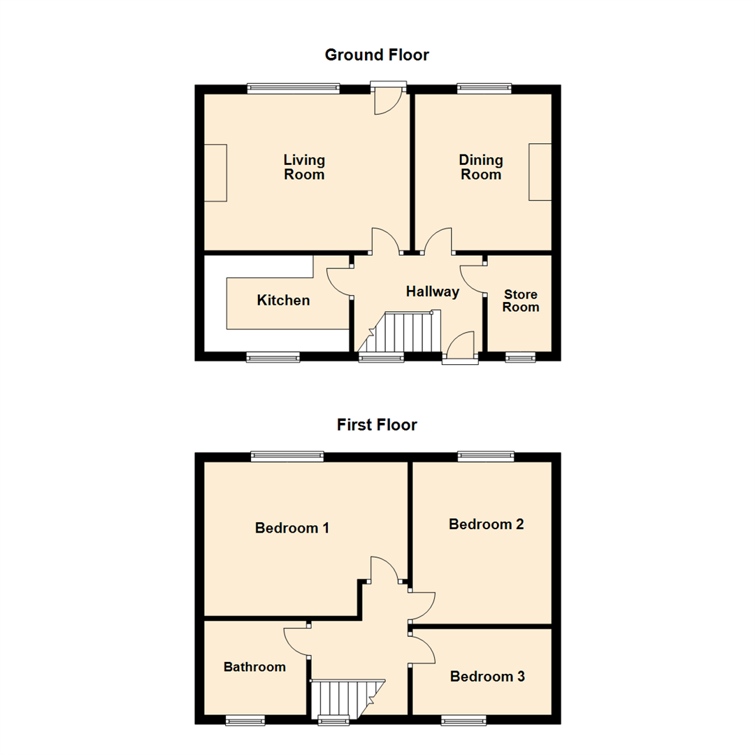 3 Bedrooms Town house for sale in Poole Square, Crossgates, Leeds LS15