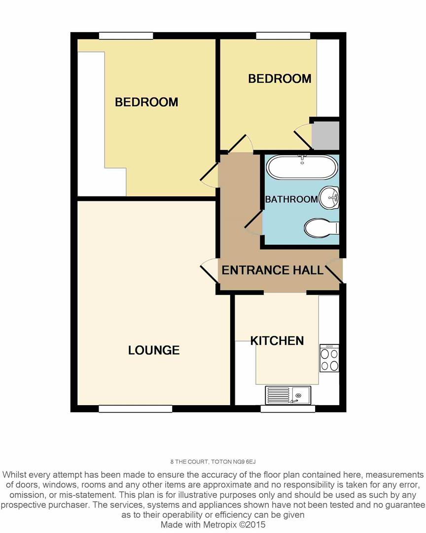 2 Bedrooms Flat for sale in 8 The Court, Portland Road, Toton NG9