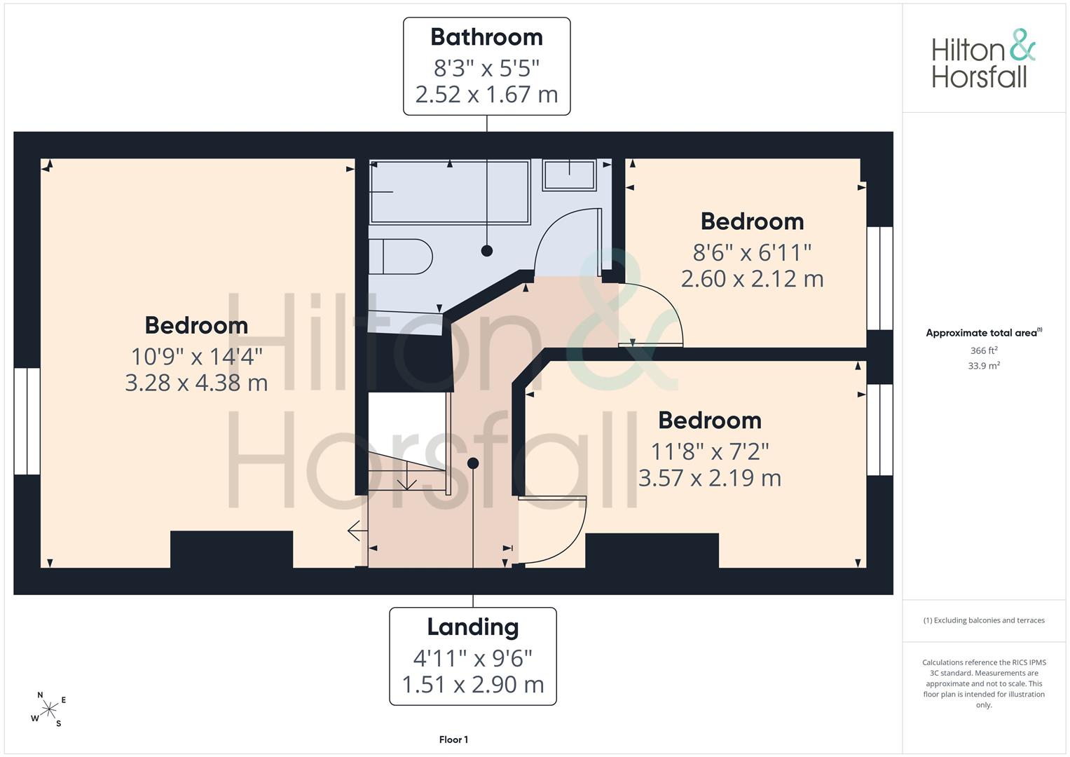 14, Dugdale Road, Burnley floorplan