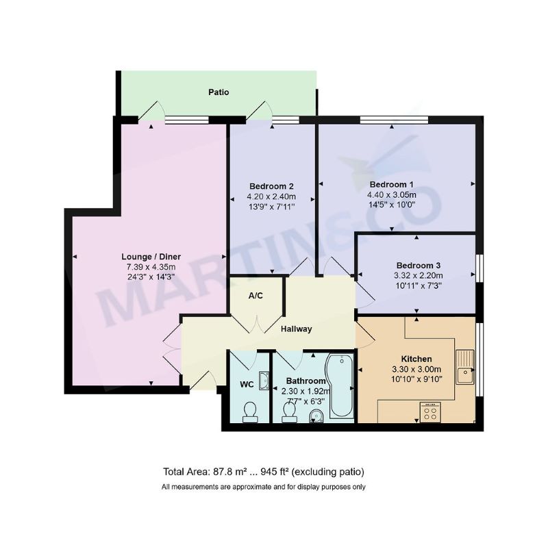 1-3, Wilderton Road, Poole floorplan