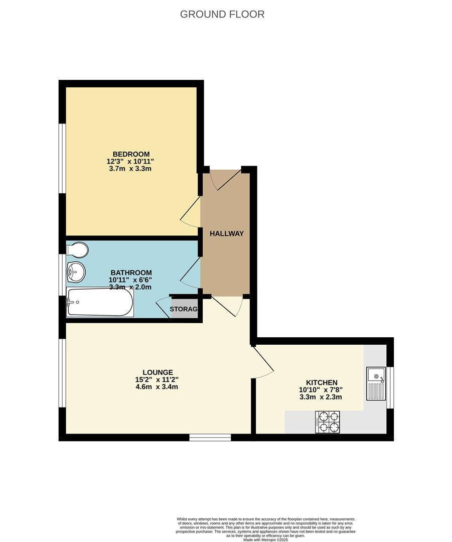Sun Court, Flat 3,, 7 Preston Road, Weymouth floorplan