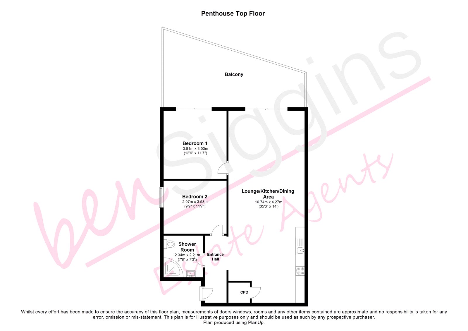 2 Bedrooms Flat for sale in The Pavilion, Maidstone, Kent ME14