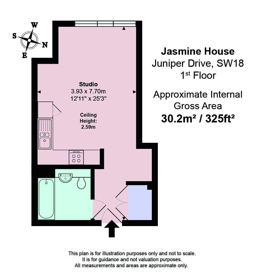 7, Jasmine House, Battersea Reach, Wandsworth floorplan