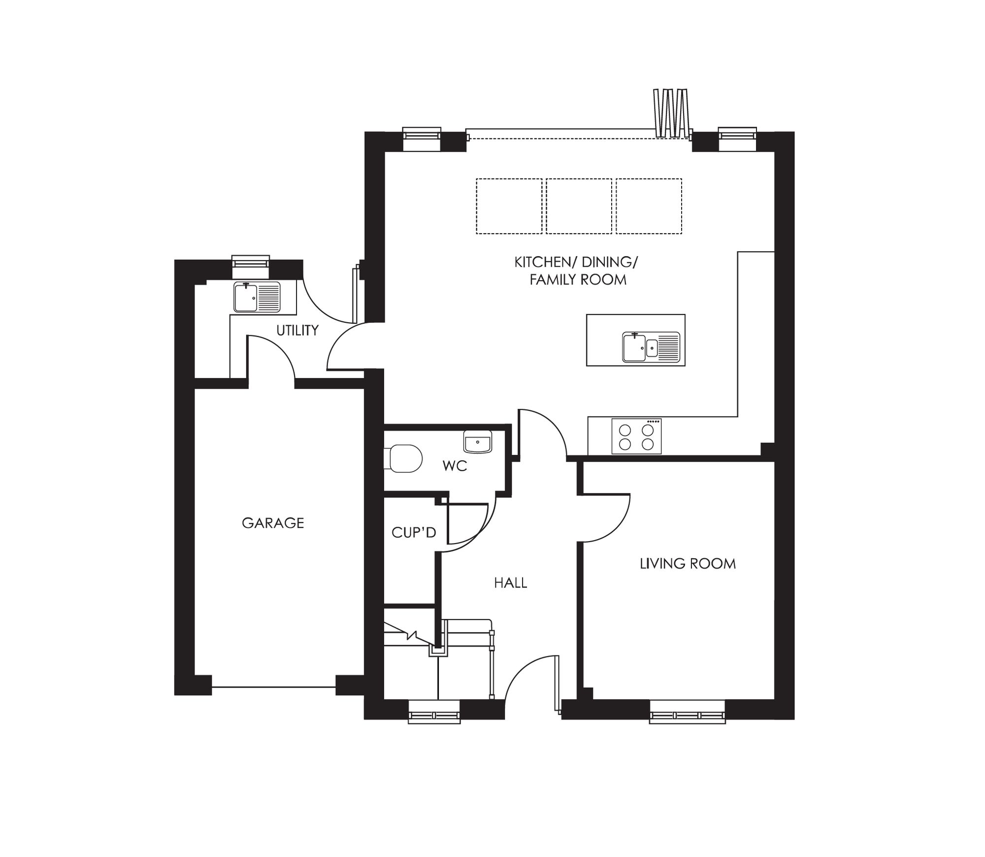 Orleton, Woodlake View, Staffordshire floorplan