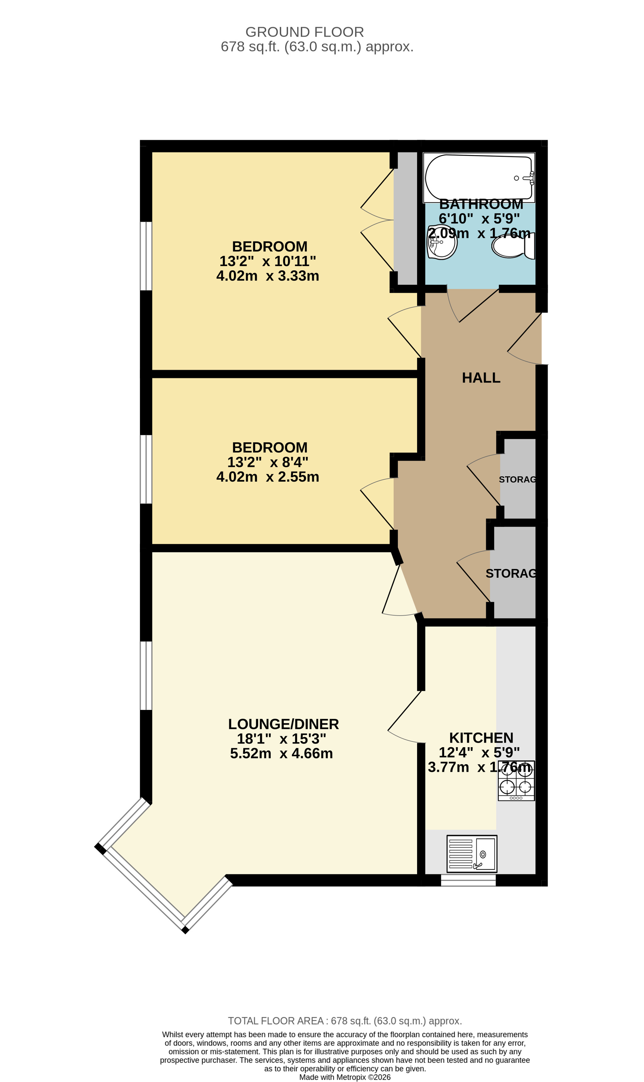 Flat 4, Maple Grange, 177, Henleaze Road, Bristol floorplan