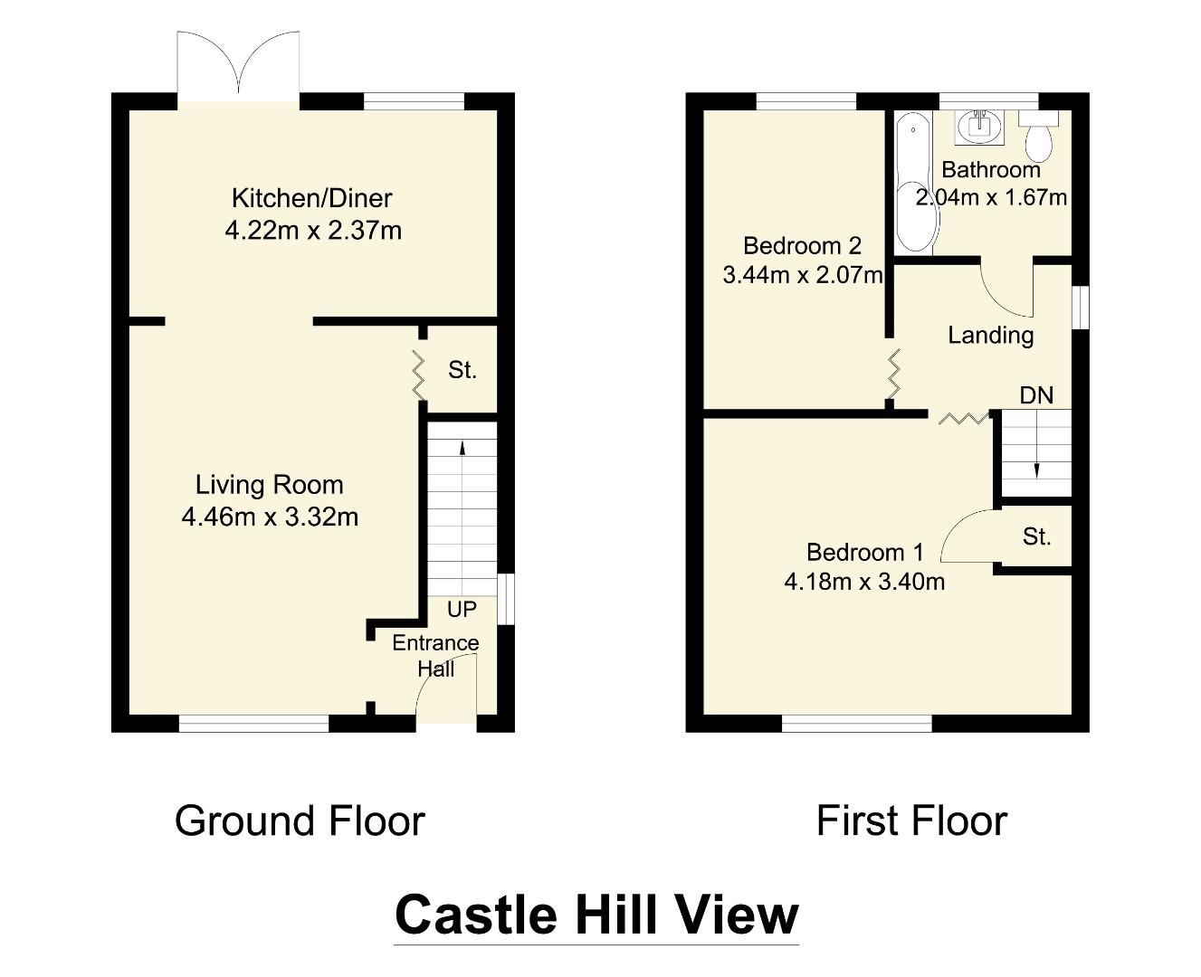53, Castle Hill View, Heckmondwike floorplan