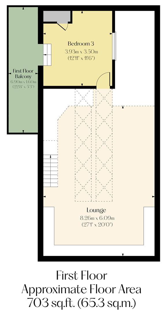 3 Westbrook Apartments, 84 Porter Brook View, Sheffield floorplan