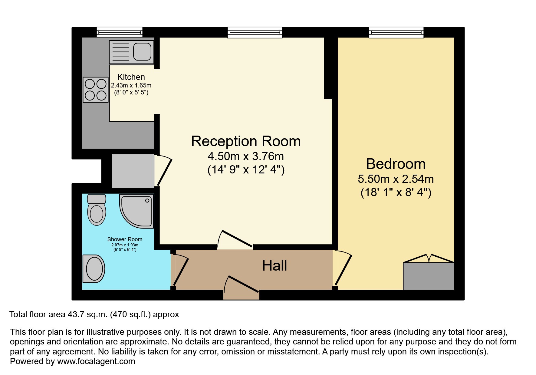 53, Homedrive House, Hove floorplan