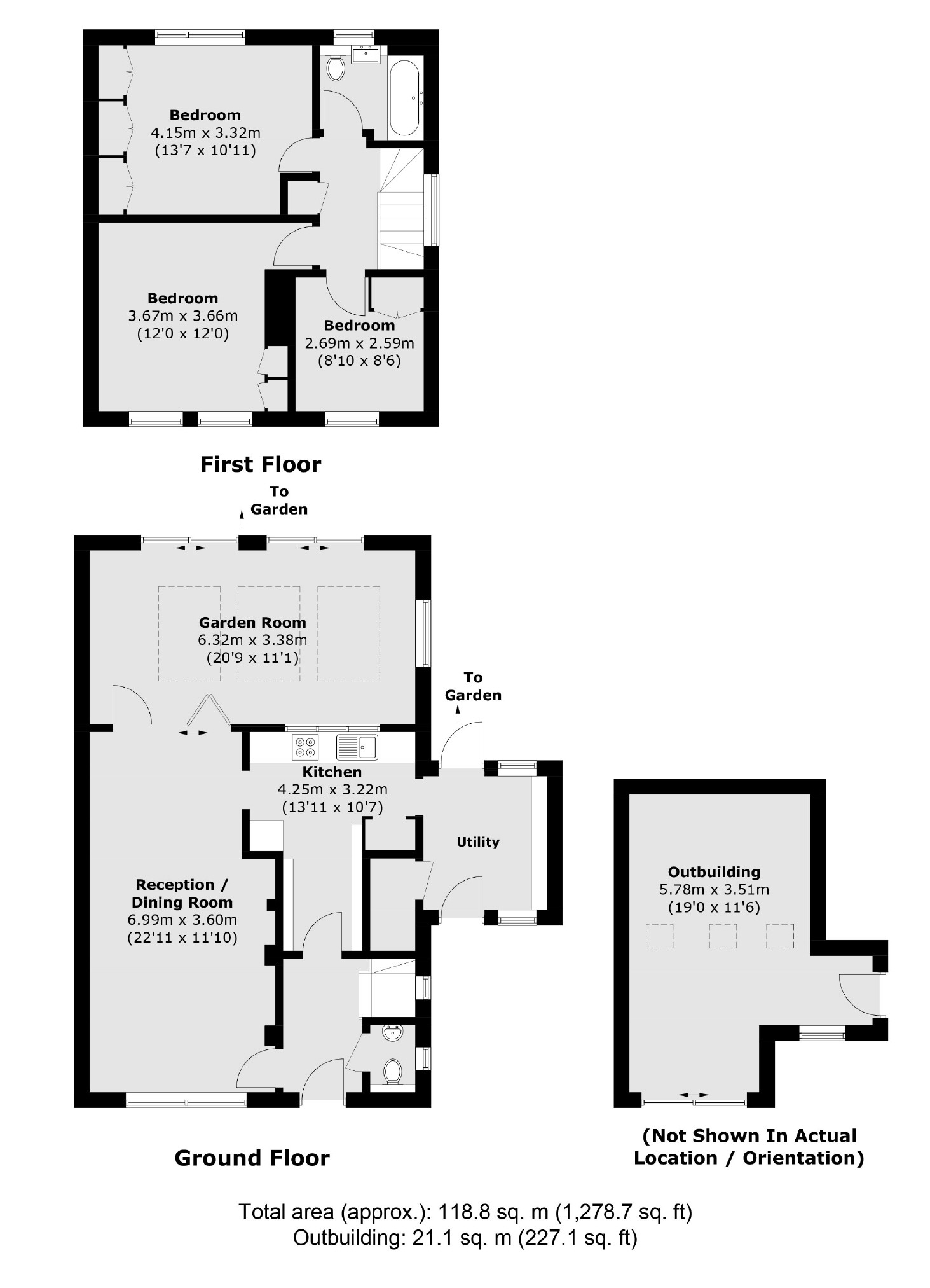 47, Bowness Crescent, London floorplan