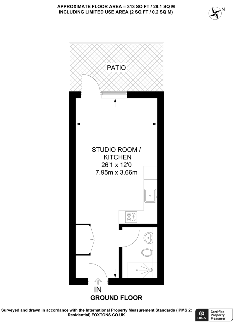 Flat 2 Paxton House, 9, Cargreen Road, London floorplan