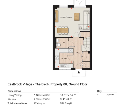 Home 68, Milton Keynes floorplan