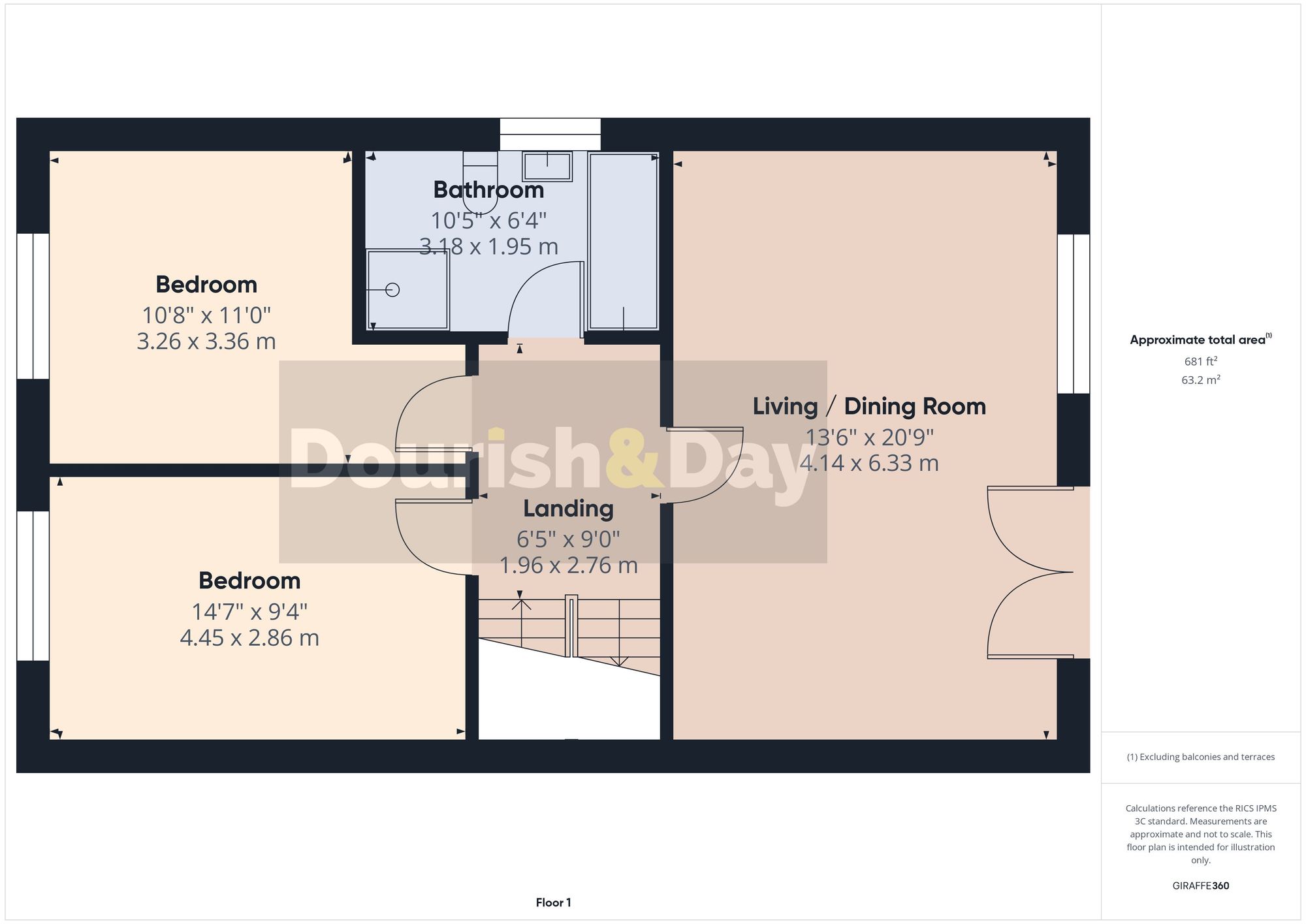 77 Castle Bank, Stafford floorplan