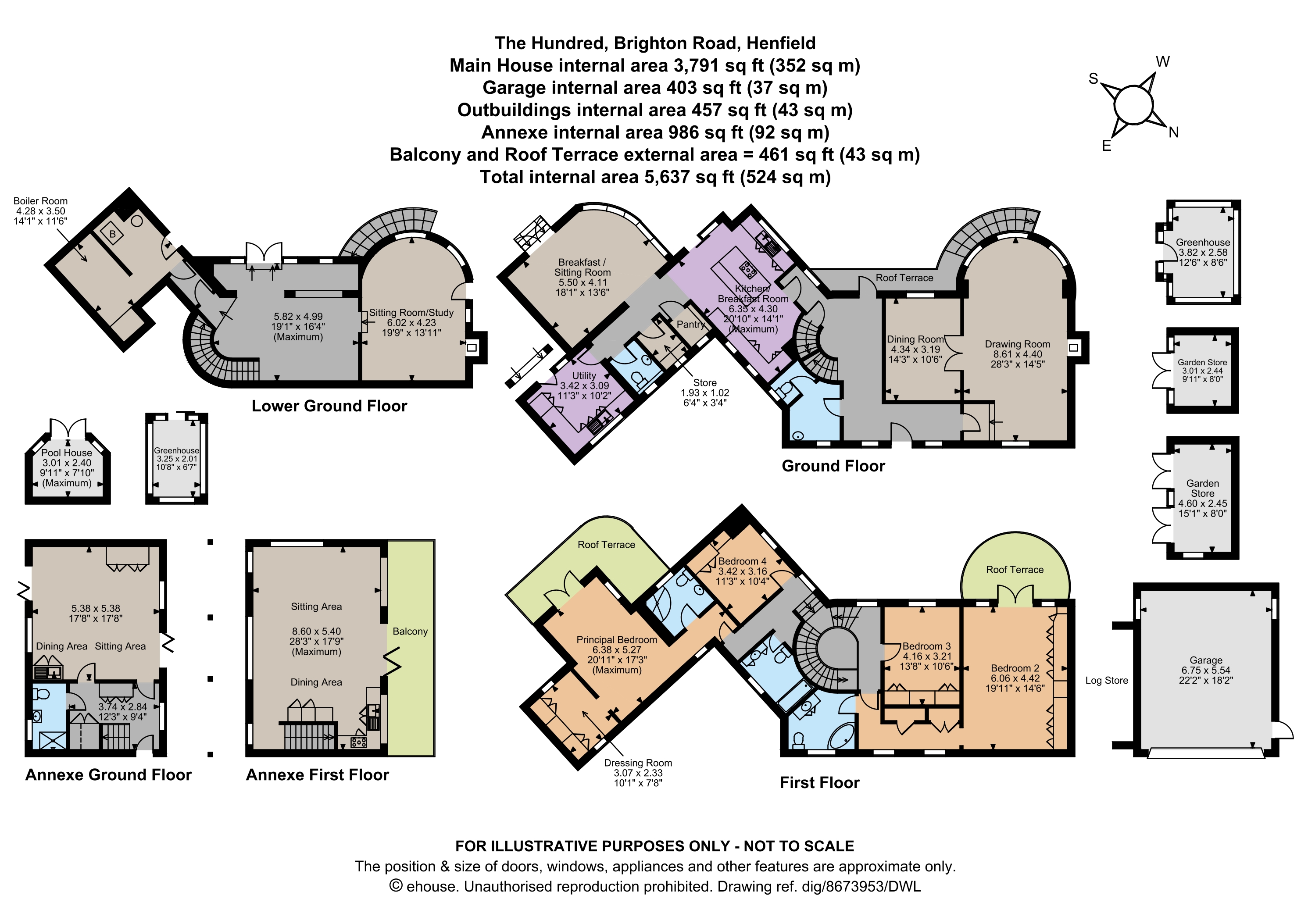 The Hundred,, Brighton Road, West Sussex floorplan