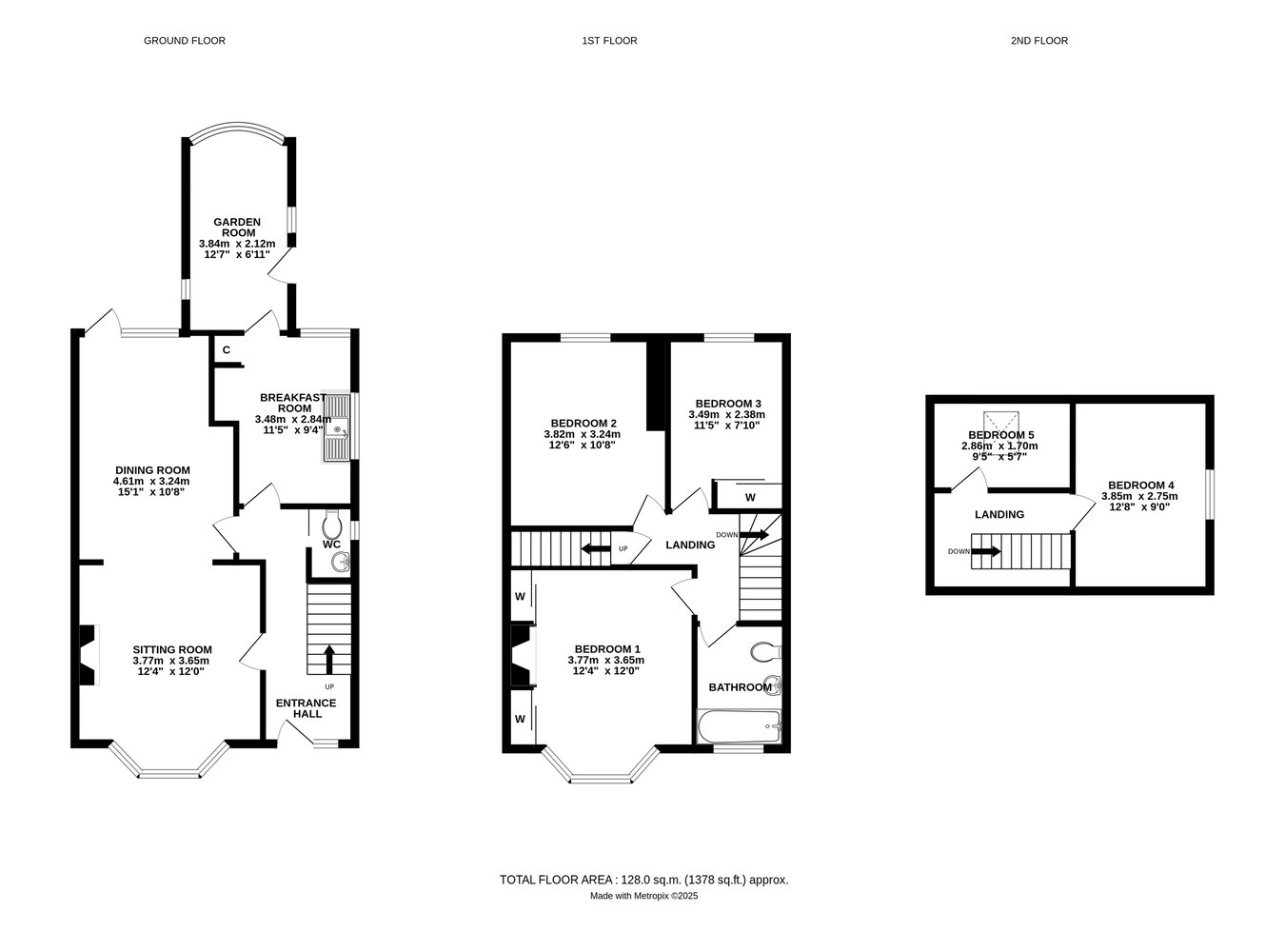 5, Stanley Road, Lymington floorplan