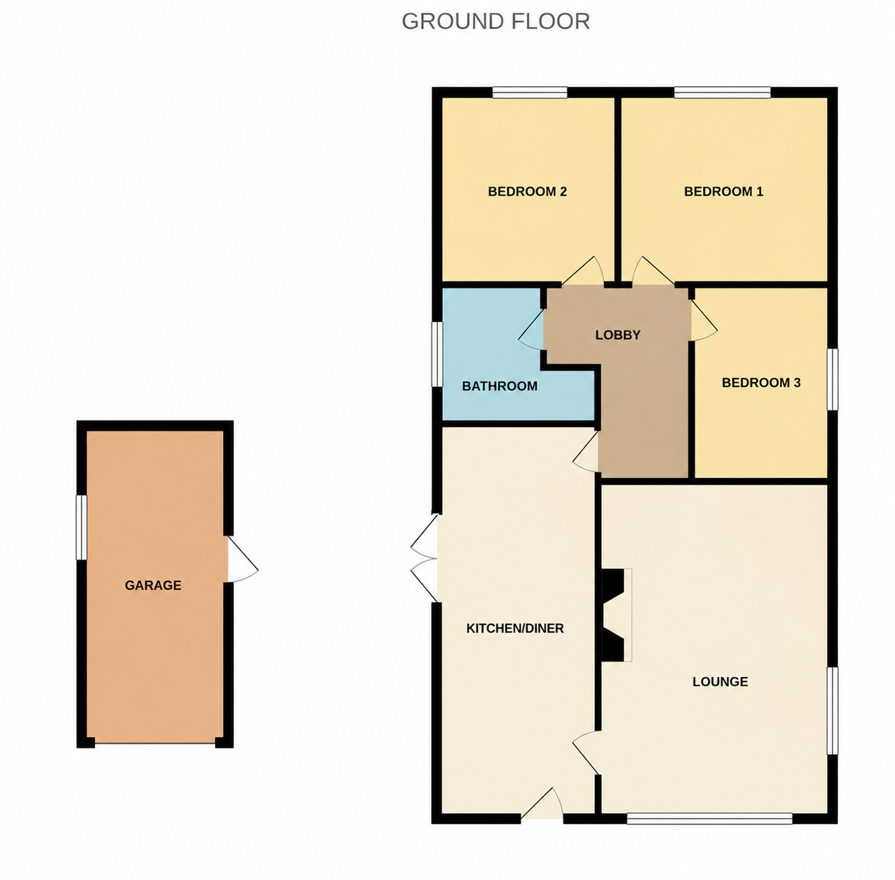 Llwyn, Lon Dryll, Llanfairpwllgwyngyll floorplan