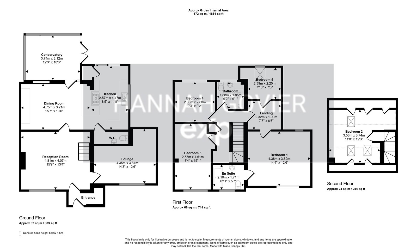 13, Sunnybank, Newport floorplan