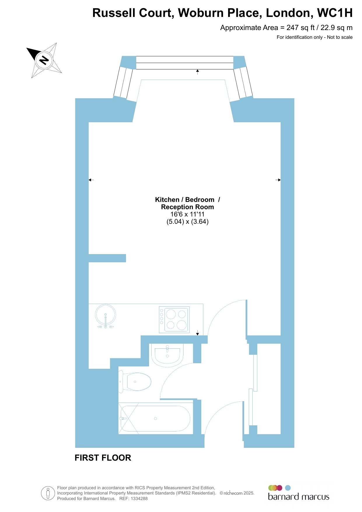 Flat 51, Russell Court, 3-16, Woburn Place, London floorplan