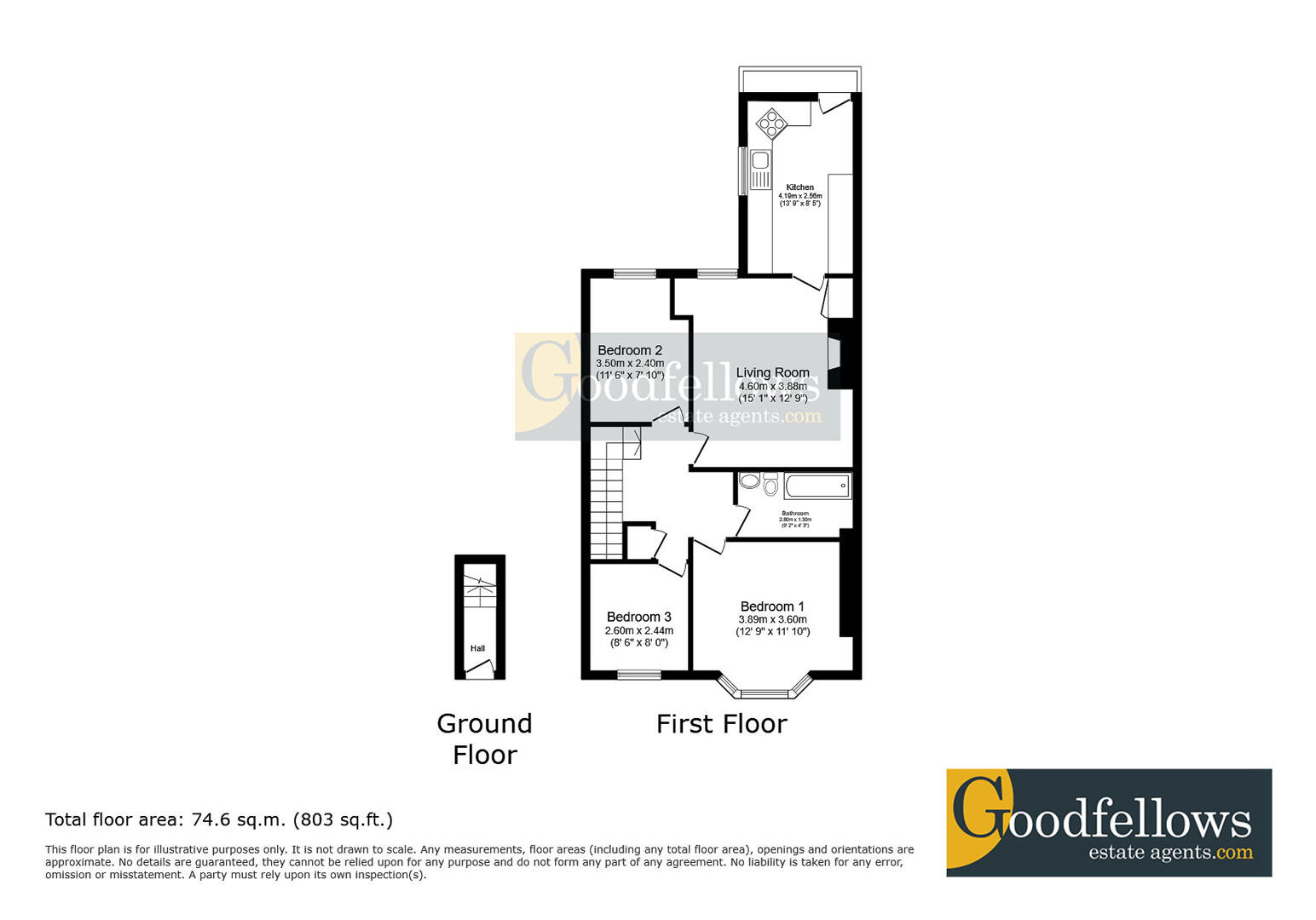 95, Mowbray Street, Newcastle Upon Tyne floorplan