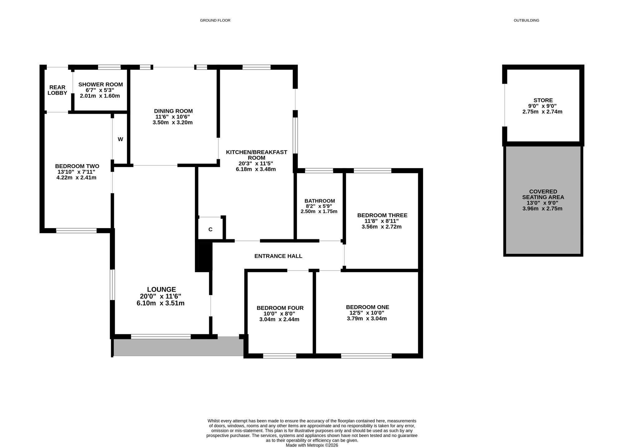 9 Long Lane Close, Southampton floorplan
