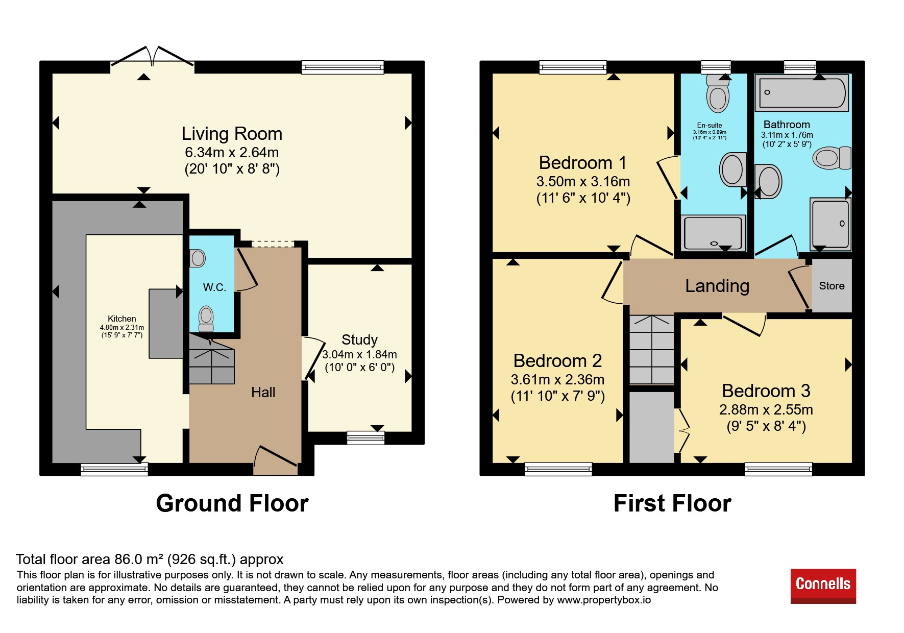 6, Stable Close, Colchester floorplan